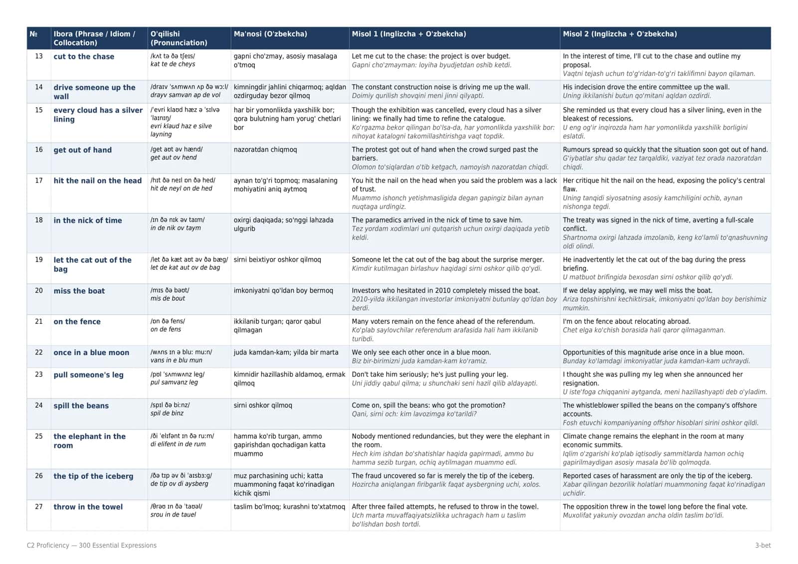 C2 Proficiency — 300 Essential Expressions 3
