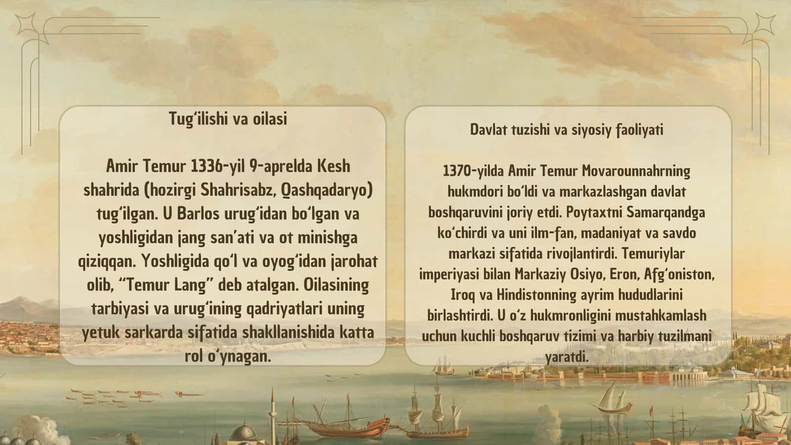 Amir Temur hayoti va ijodi 3