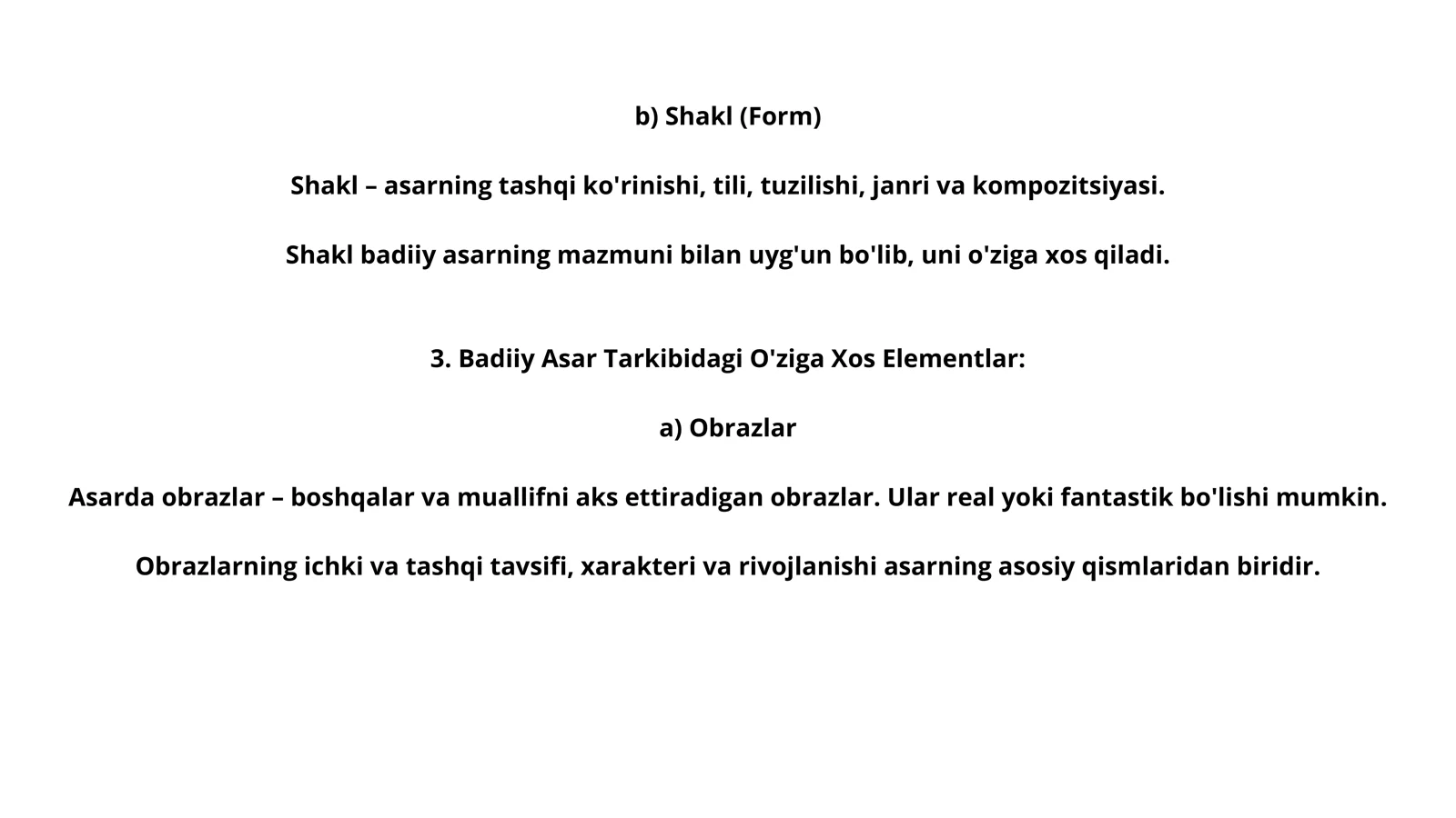 Badiiy asar tarkiblari 3