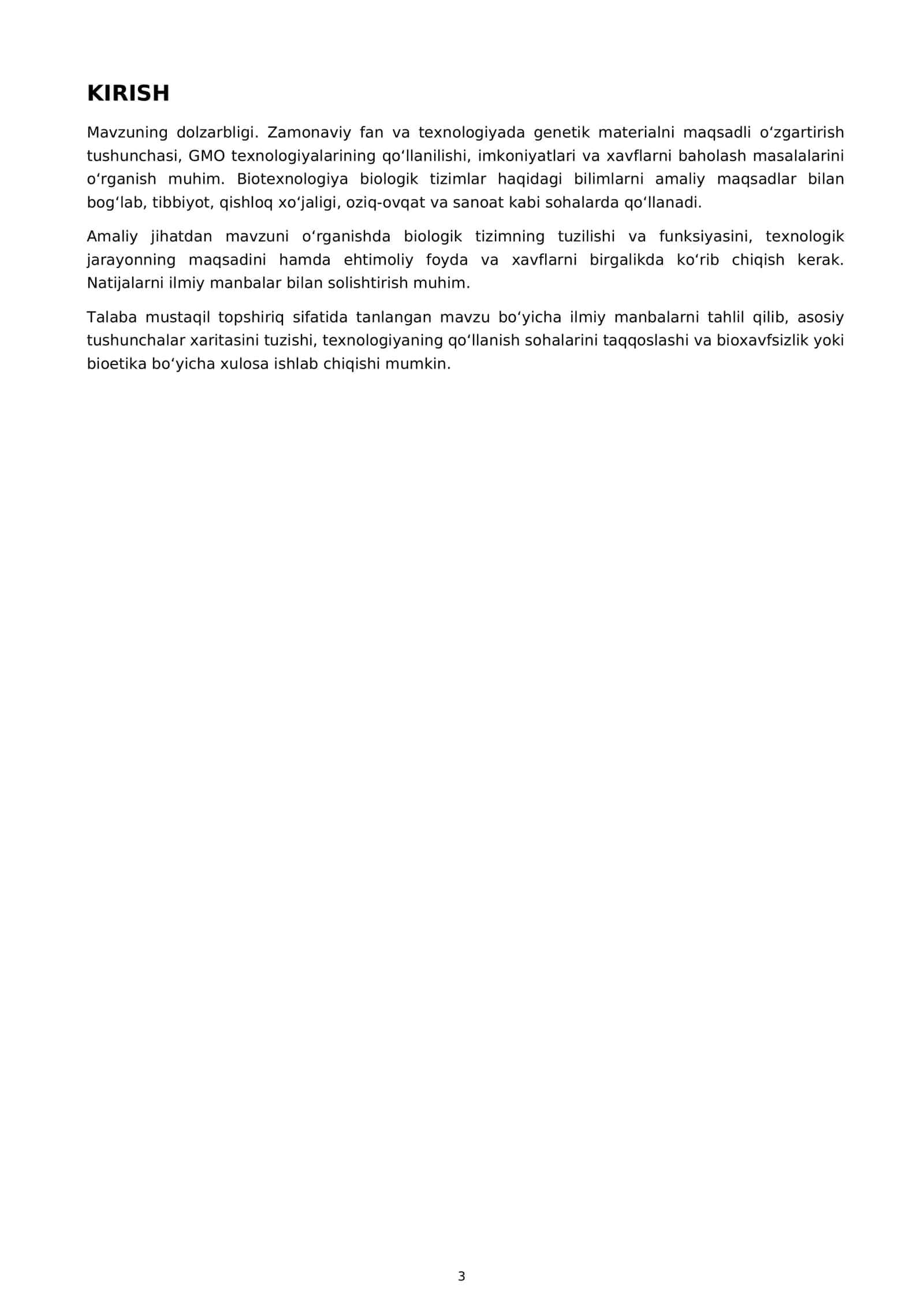 GENETIK MODIFIKATSIYA 3