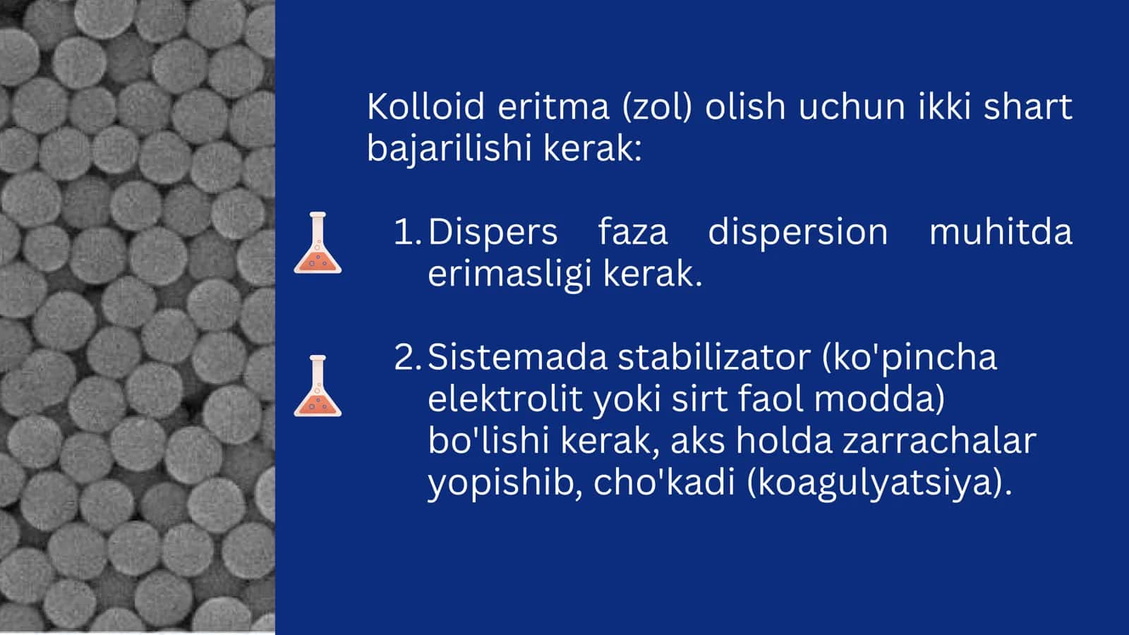 Kalloidlarning olinishi va tozalanish usullari 3