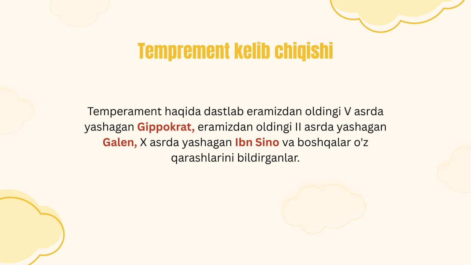 Temperament, uning xususiyatlari va turlari 3