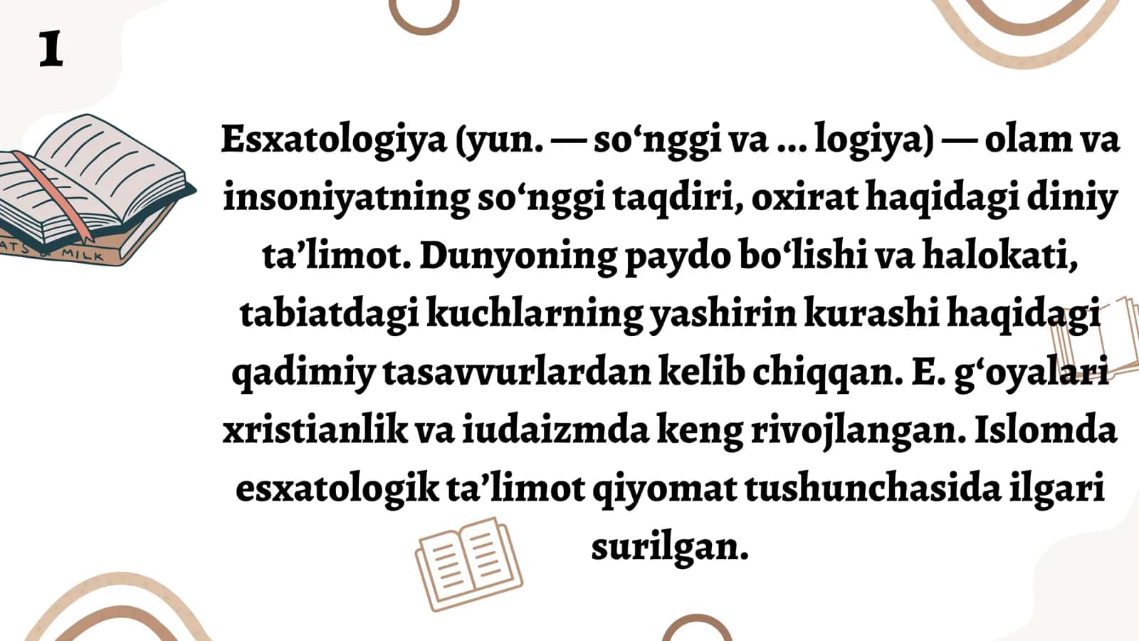 Esxatologoyaning mohiyati Qiyomat va ohirat dunyosi 3