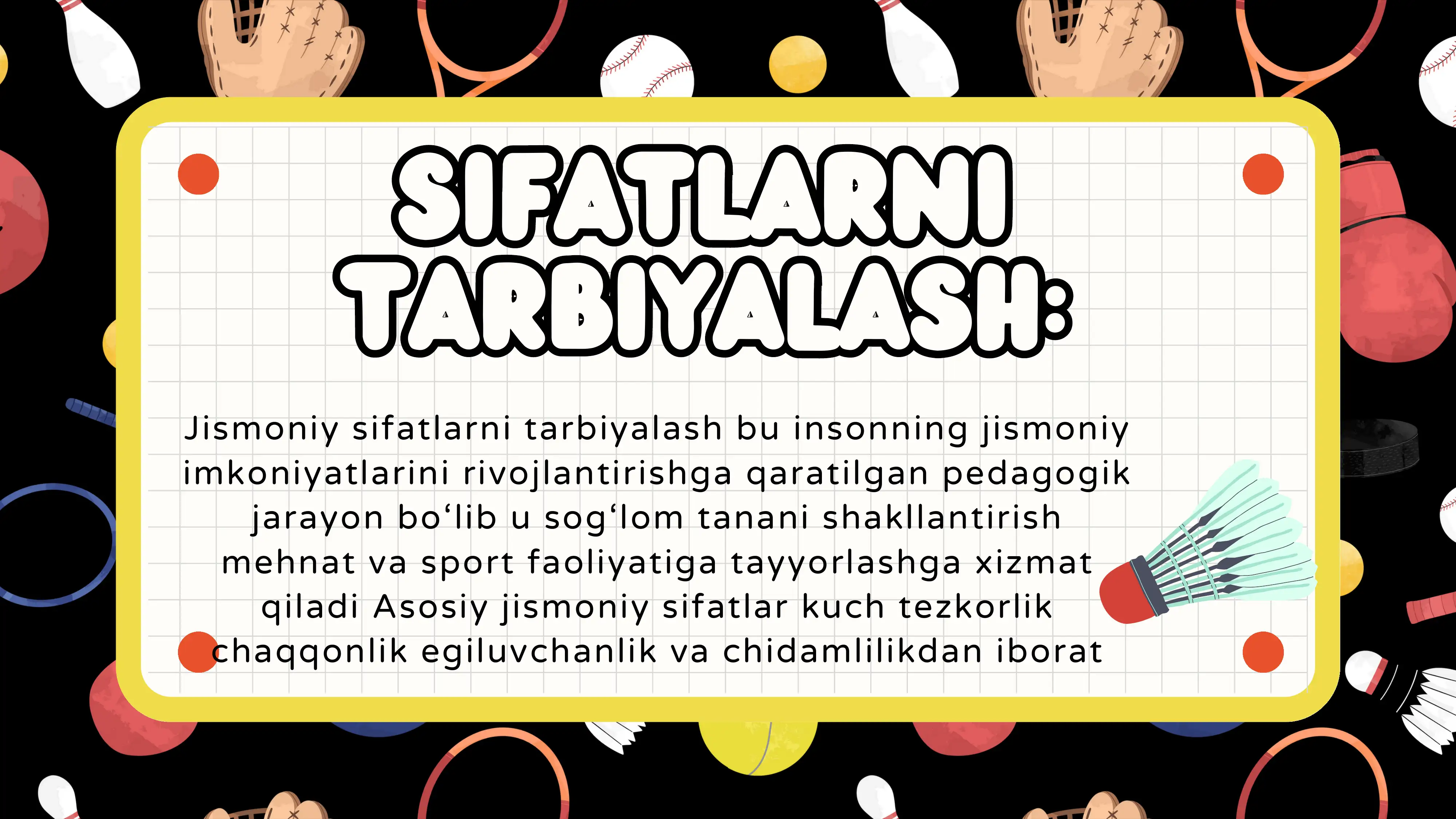 Jismoniy sifatlarni tarbiyalash 3