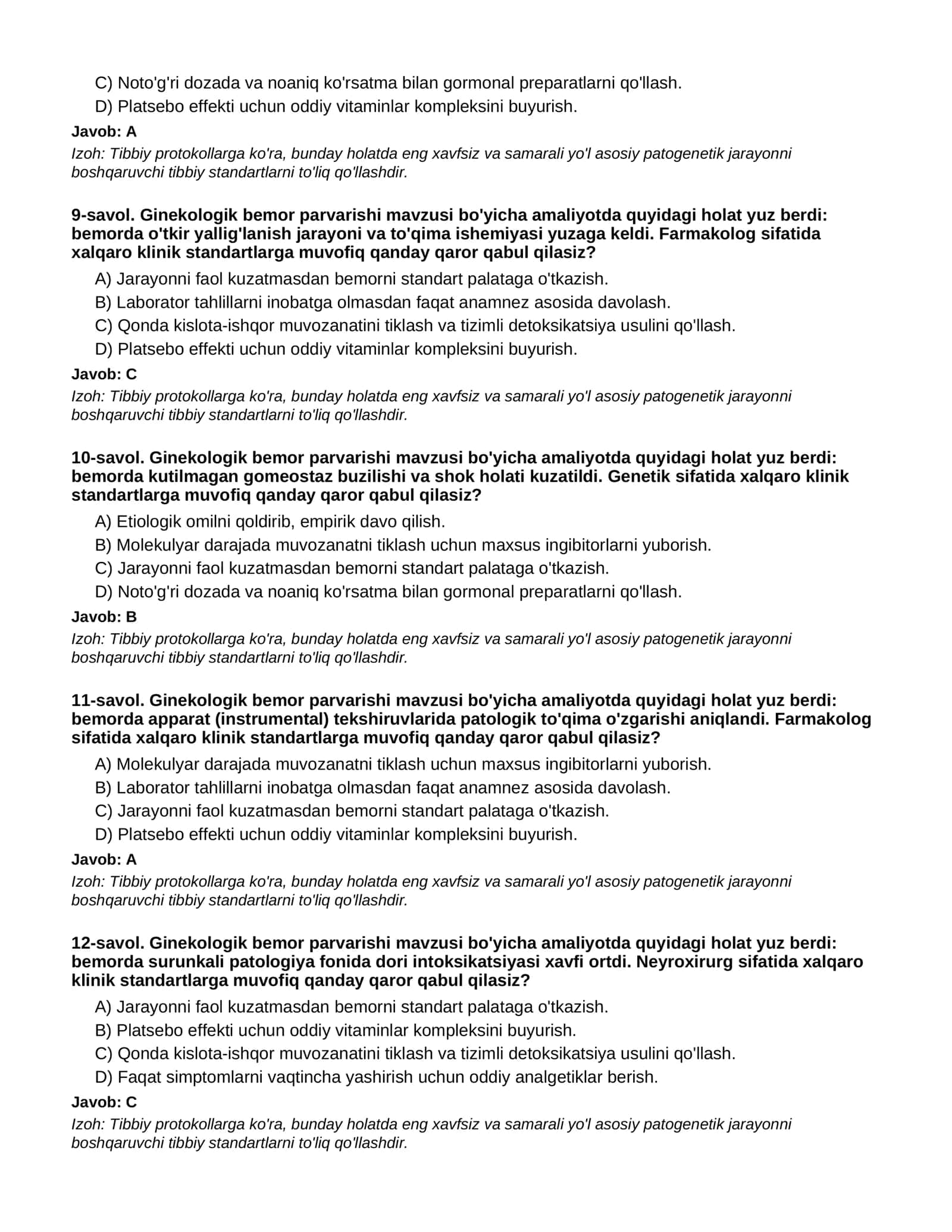 GINEKOLOGIK BEMOR PARVARISHI - 2-QISM 3