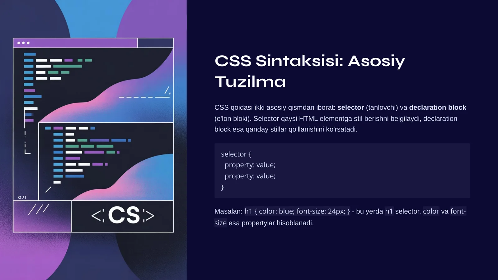 CSS: Veb-sahifalarni Bezash San'ati 3