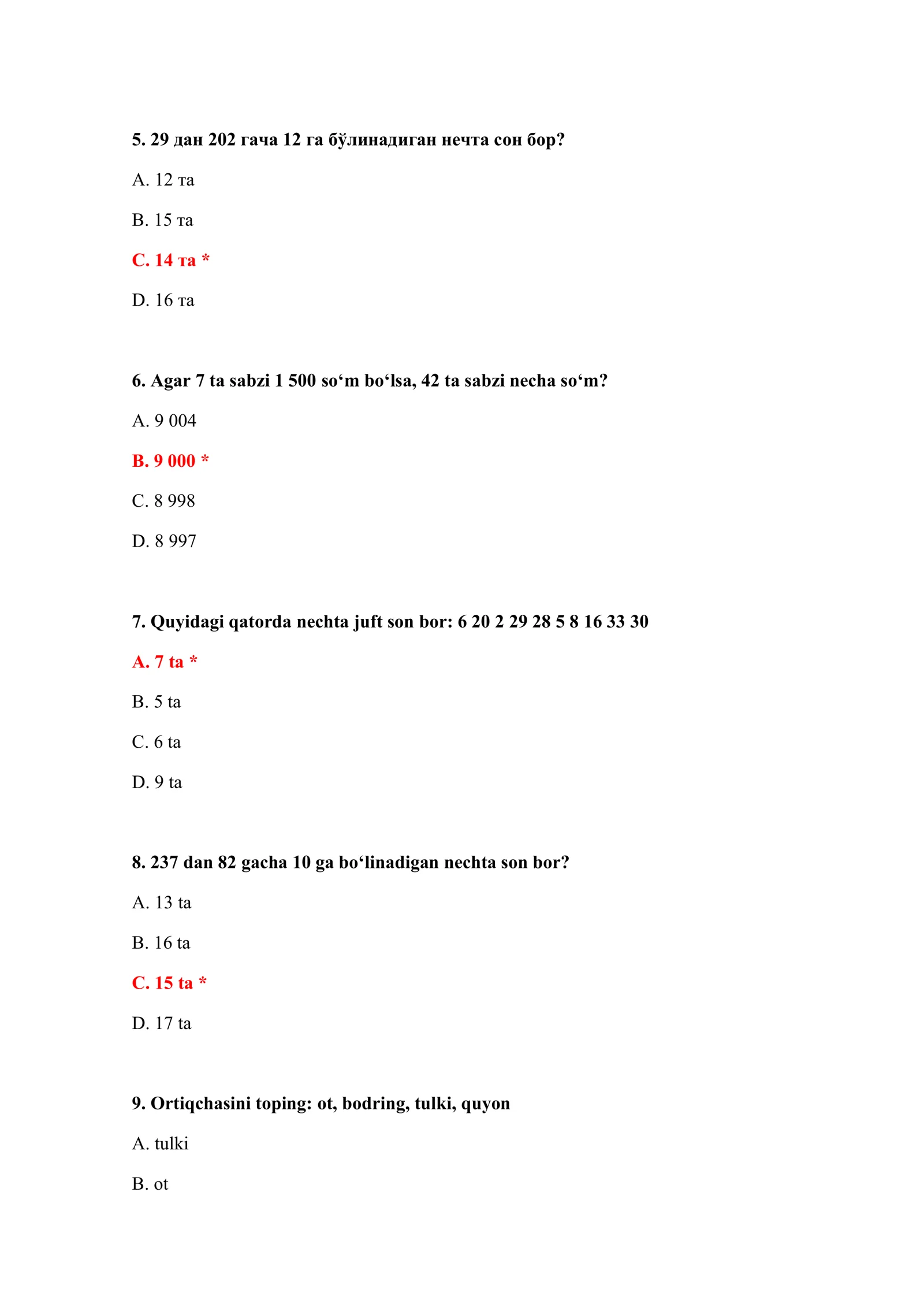 BOJXONA HUQUQI TEST SAVOLLARI 3