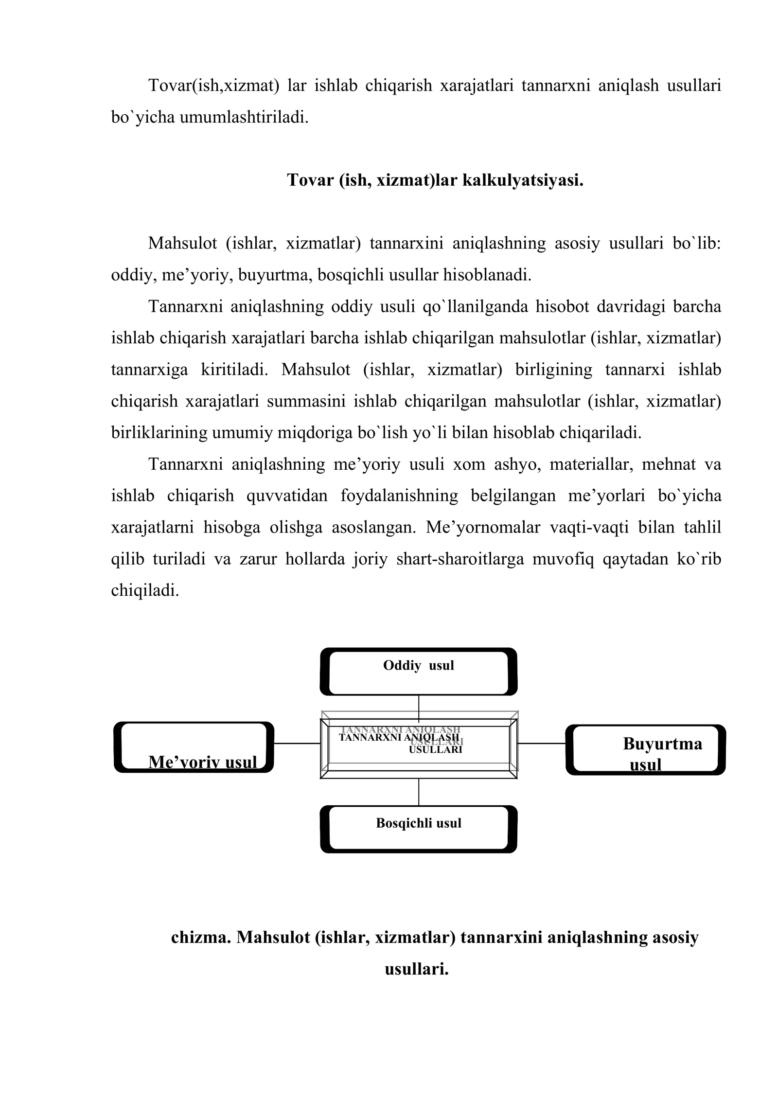 Tovar (ish, xizmat) lar ishlab chiqarish xarajatlari hisobi 3