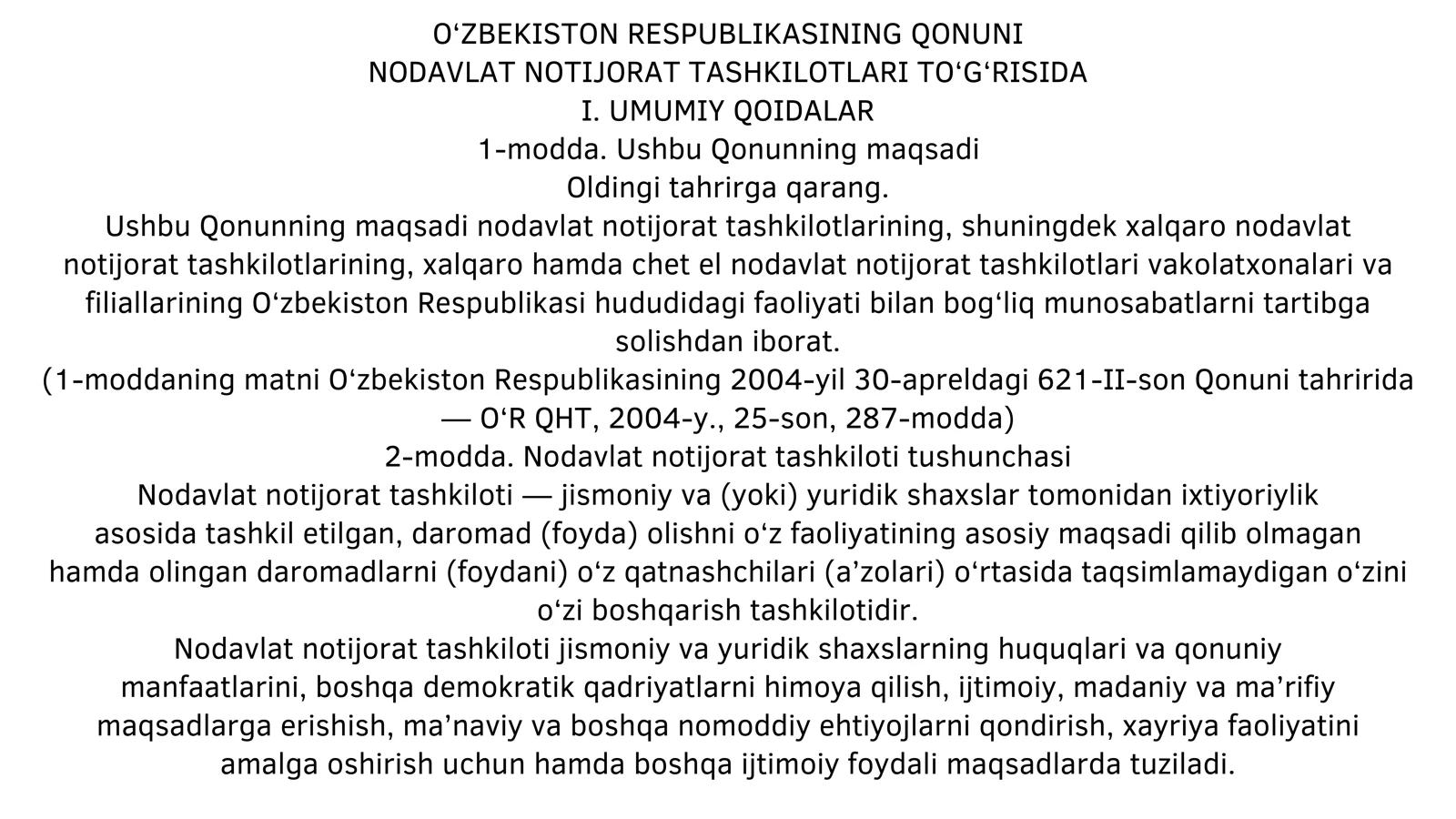 NODAVLAT NOTIJORAT TASHKILOTLAR 3