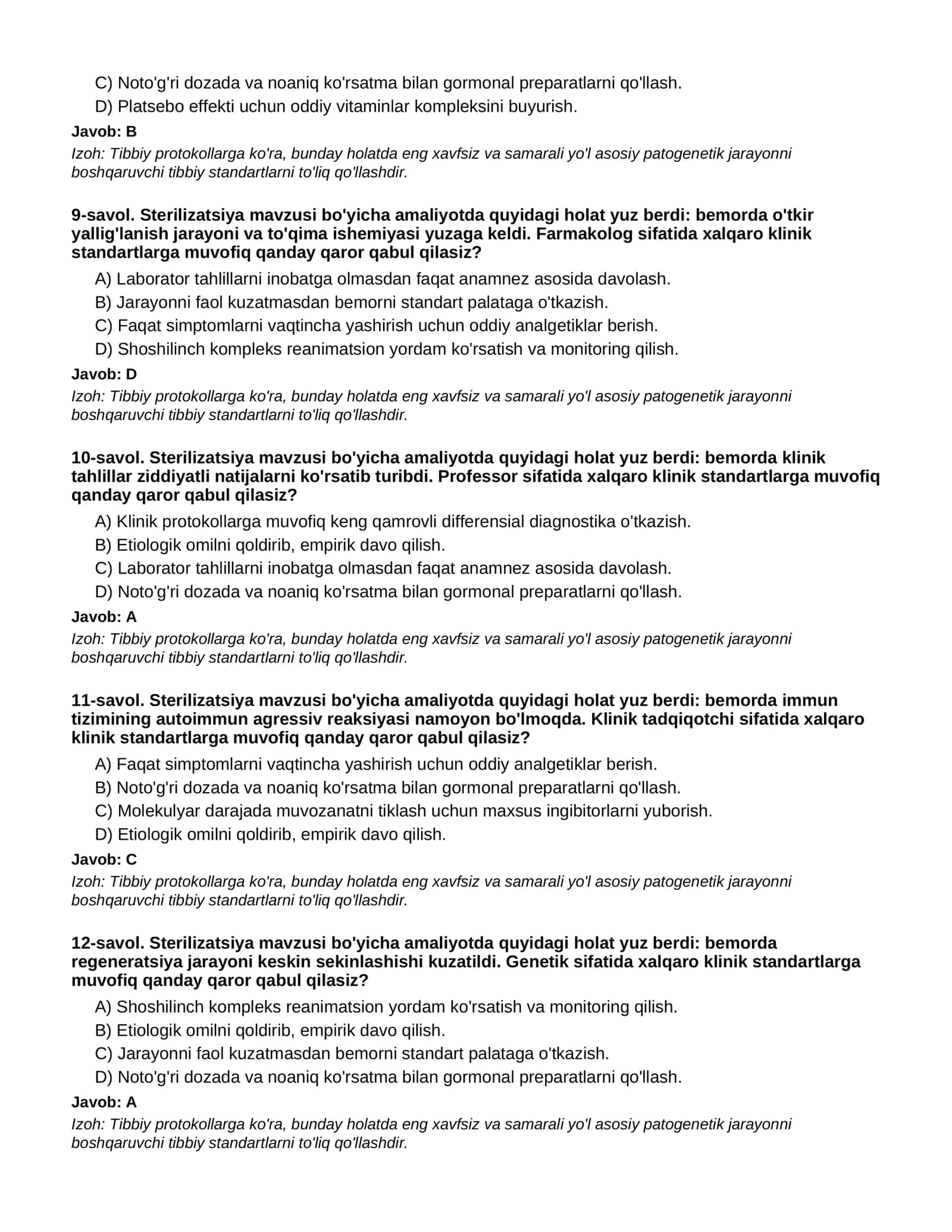 Sterilizatsiya - 3-QISM 3