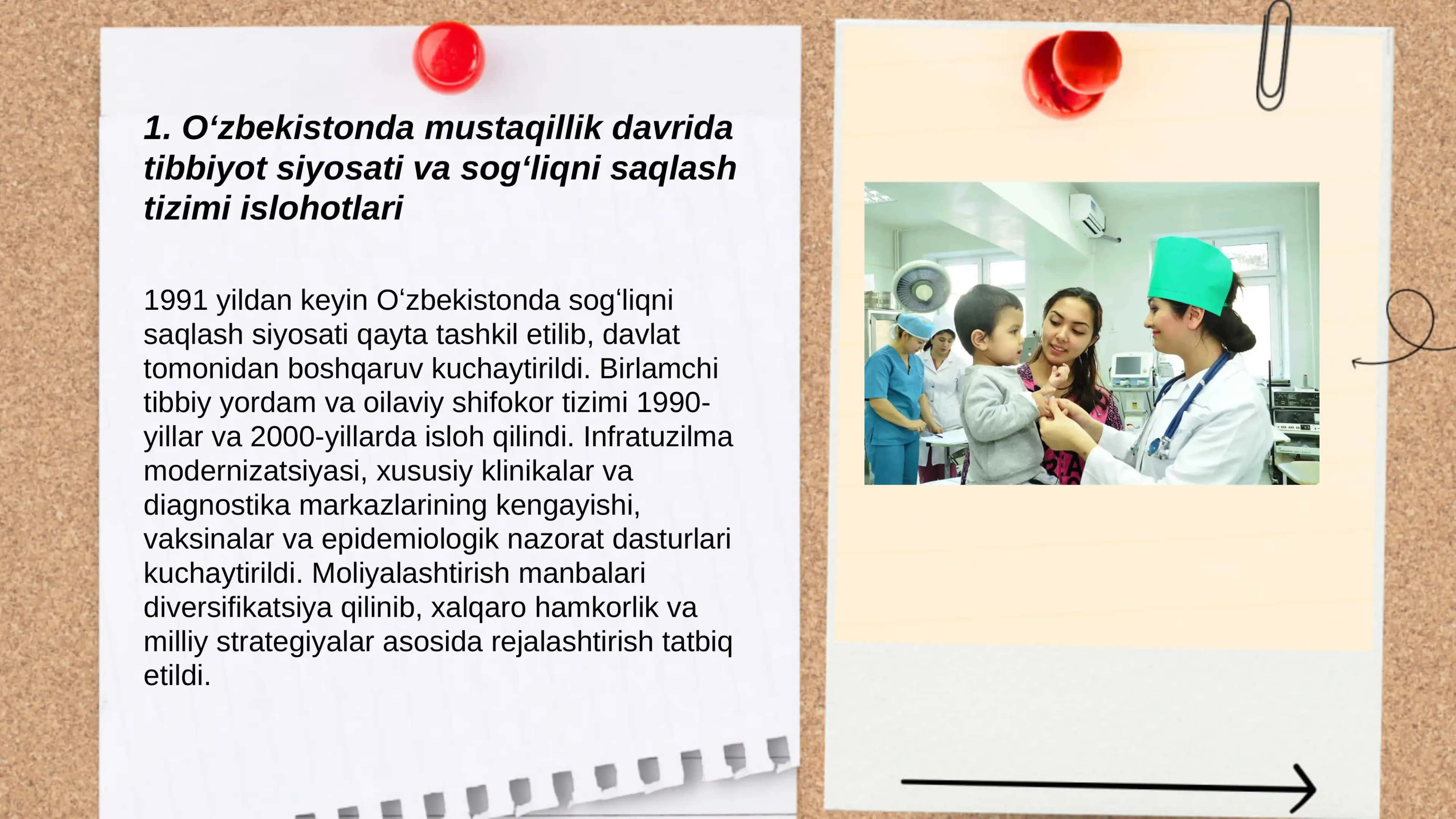 Oʻzbekistonda mustaqillik davrida tibbiyotning rivojlanishi 3