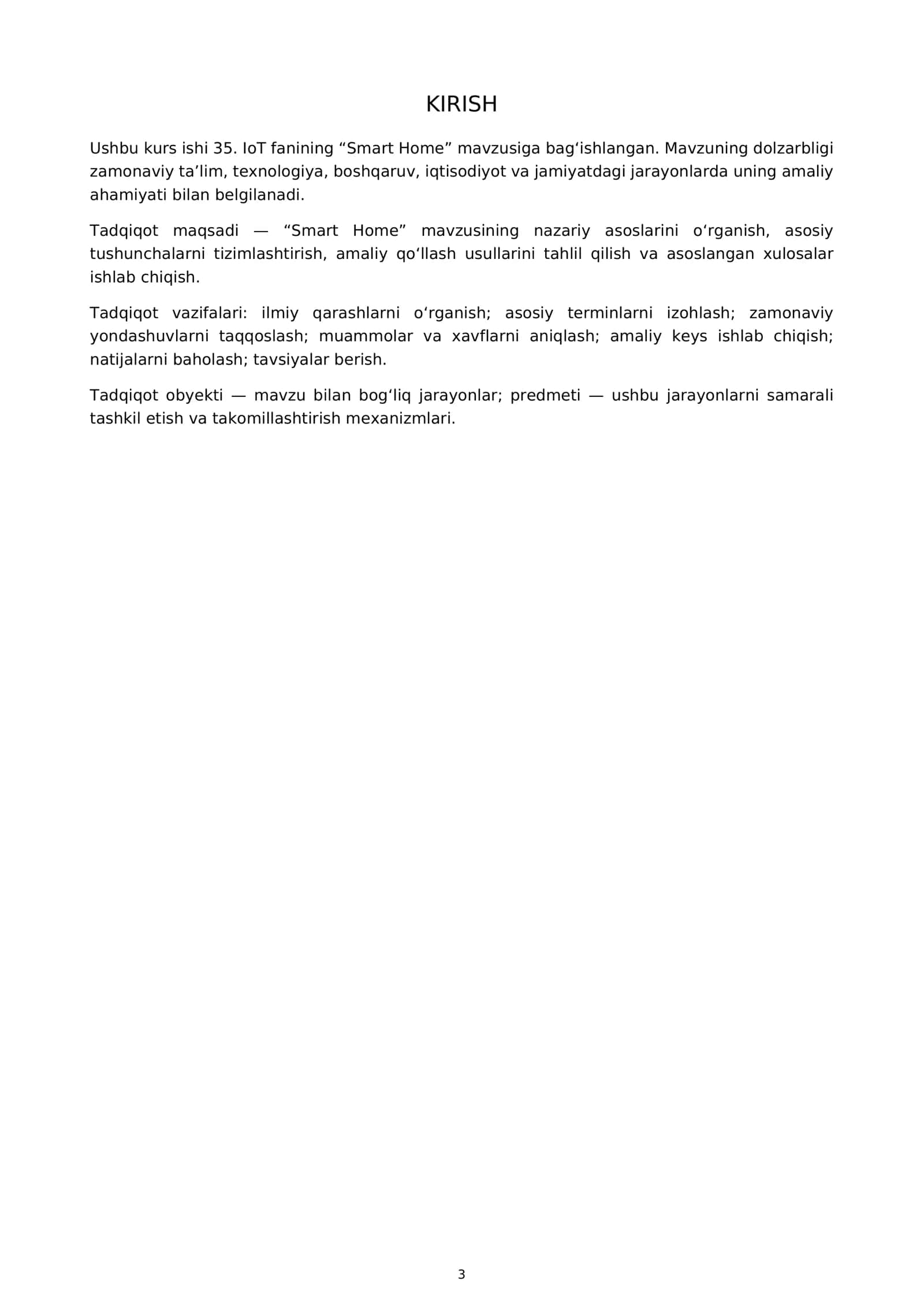 Smart Home IoT Kurs Ishi 3