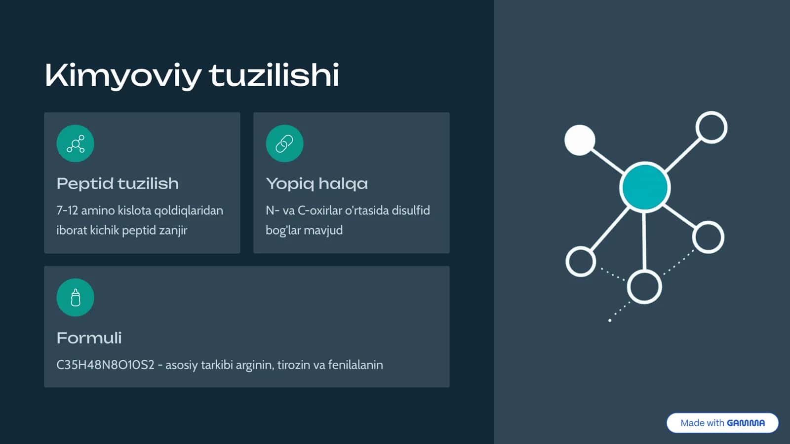 Melanostatin: Sintezi, Tuzilishi va Ta'siri 3