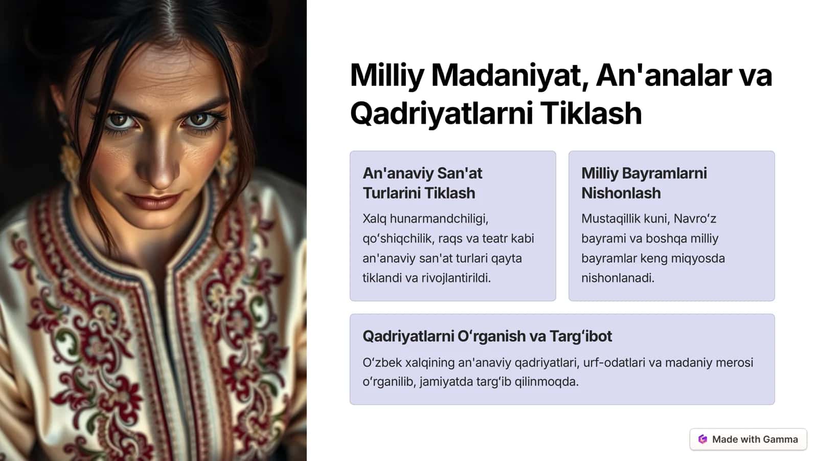 Mustaqillik Davrida Manaviy-Madaniy Taraqqiyot 3