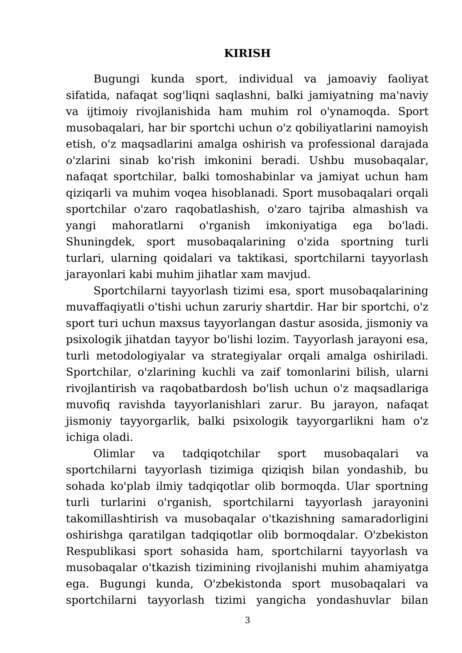 Sport musobaqalari va sportchilarni tayyorlash tizimi 3