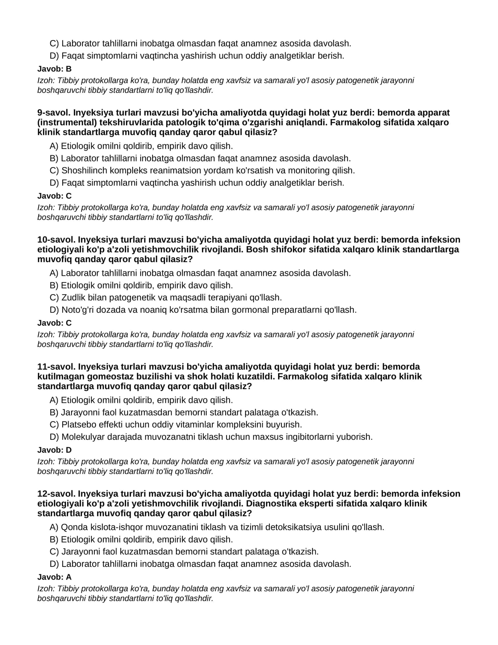 Inyeksiya Turlari - 3-QISM 3