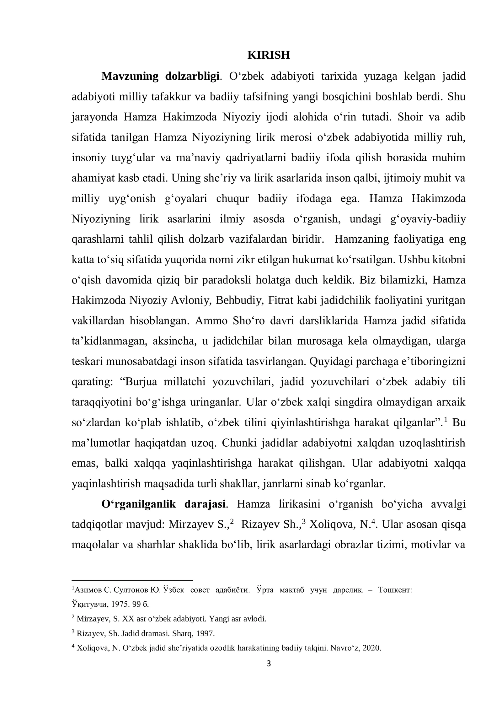 HAMZA LIRIKASI 3