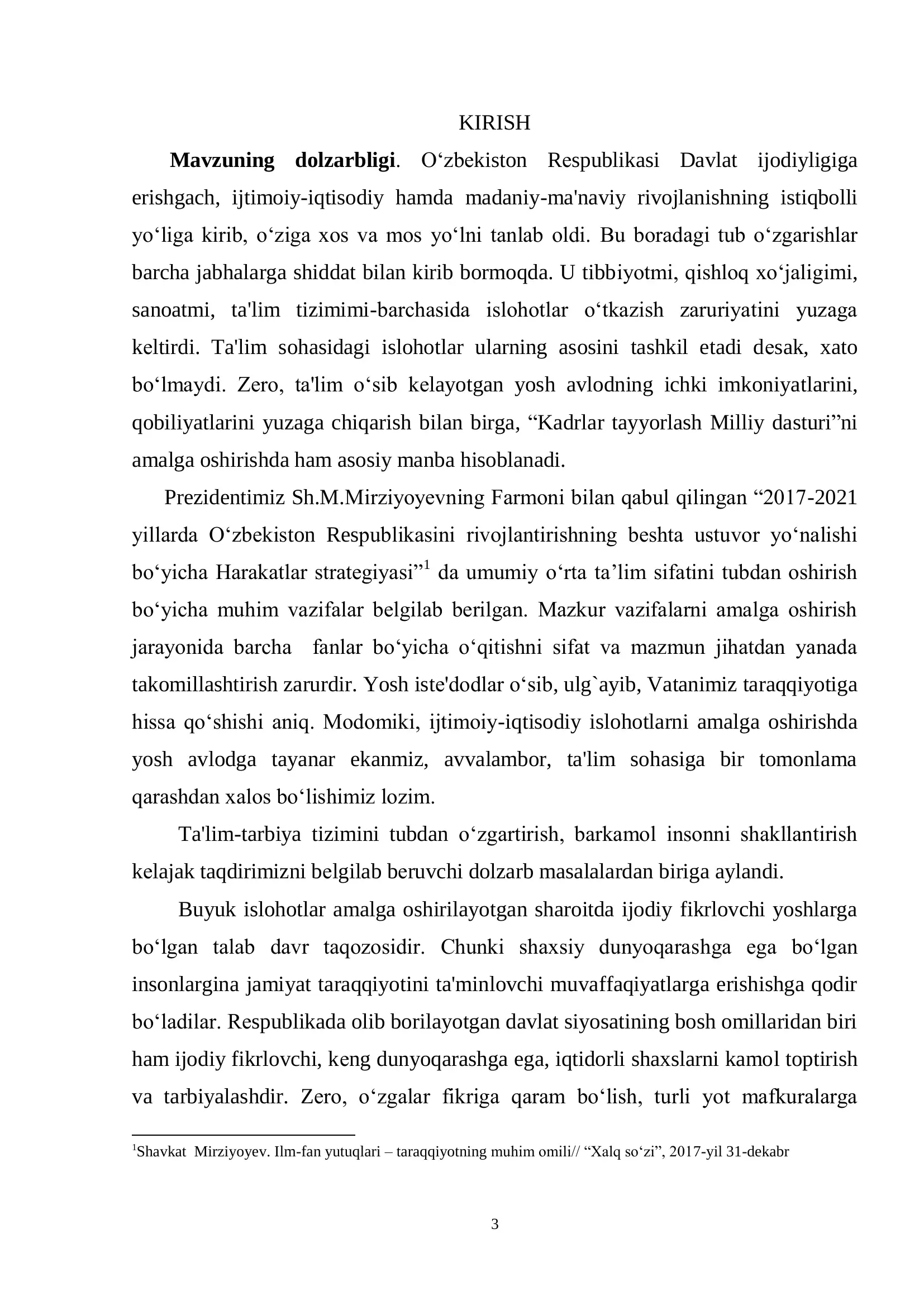 "BOSHLANG‘ICH SINF ONA TILI DARSLARIDA O‘QUVCHILARNI IJODIY FIKRLASHGA O‘RGATISH YO‘LLARI" 3