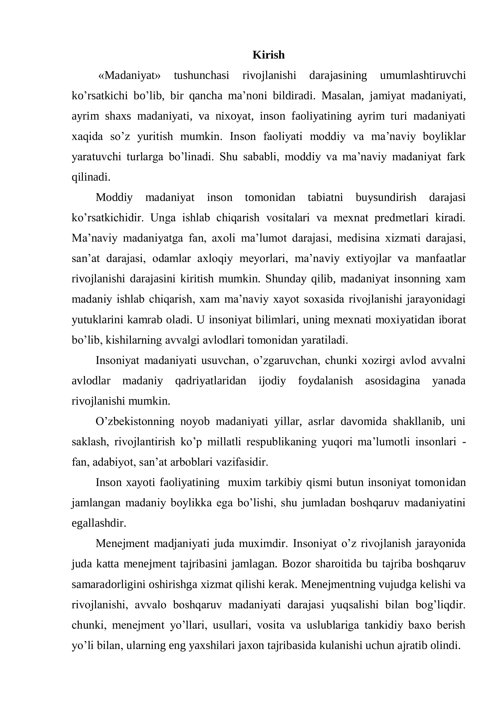 Menejment madaniyati va uslublari 3