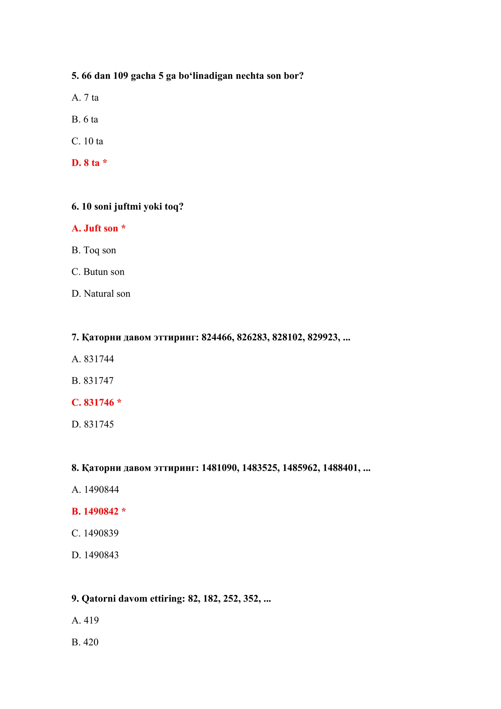 BOJXONA PSIXOLOGIK TEST 200 TA 3