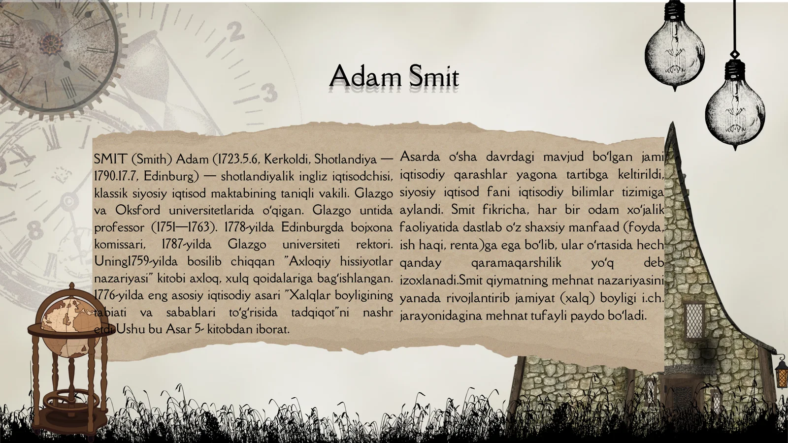 Adam Smit hayoti va ijodi 3