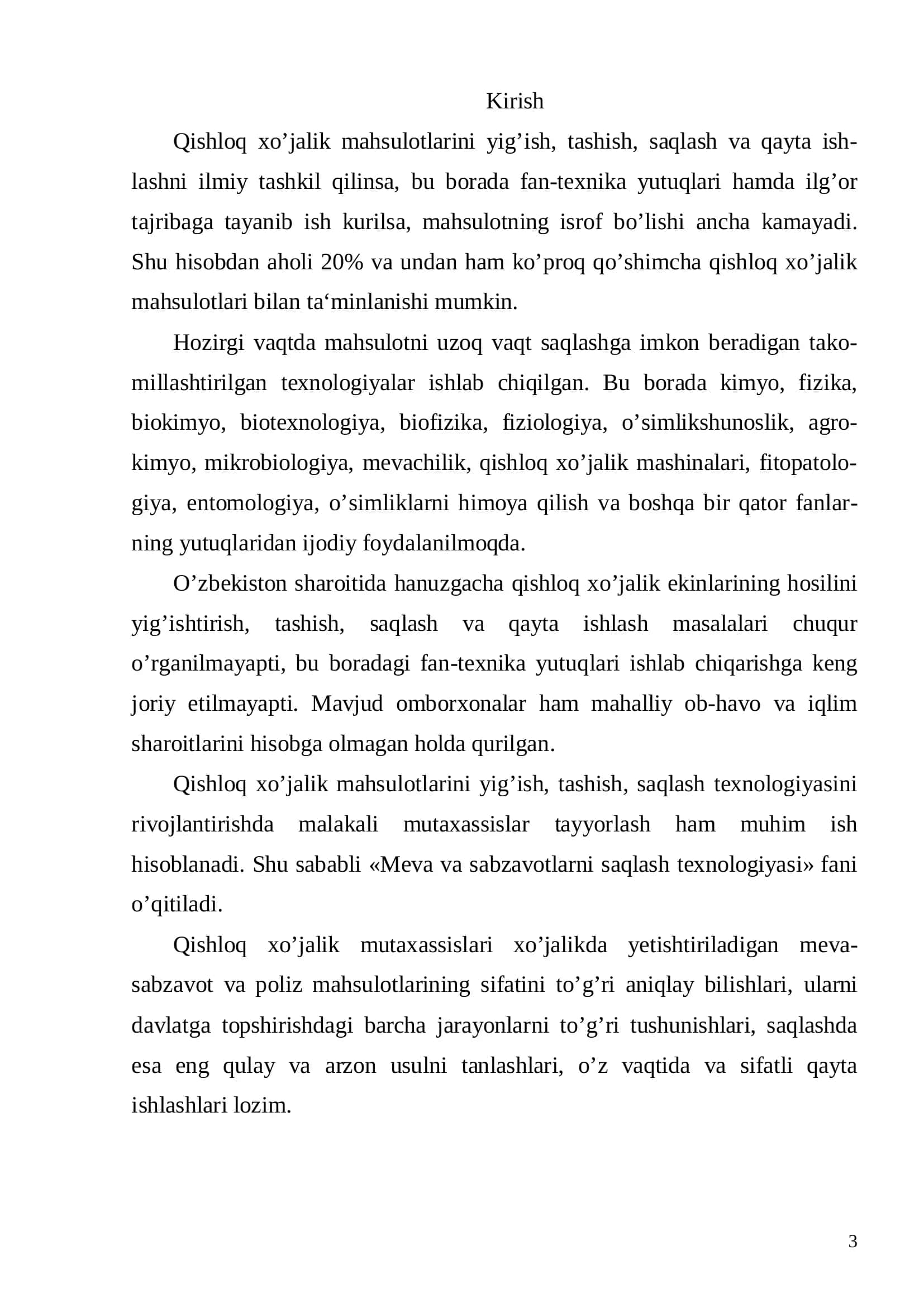 Saqlashga yaroqli karam navlari, ularni dastlabki qayta ishlash texnologiyasi 3