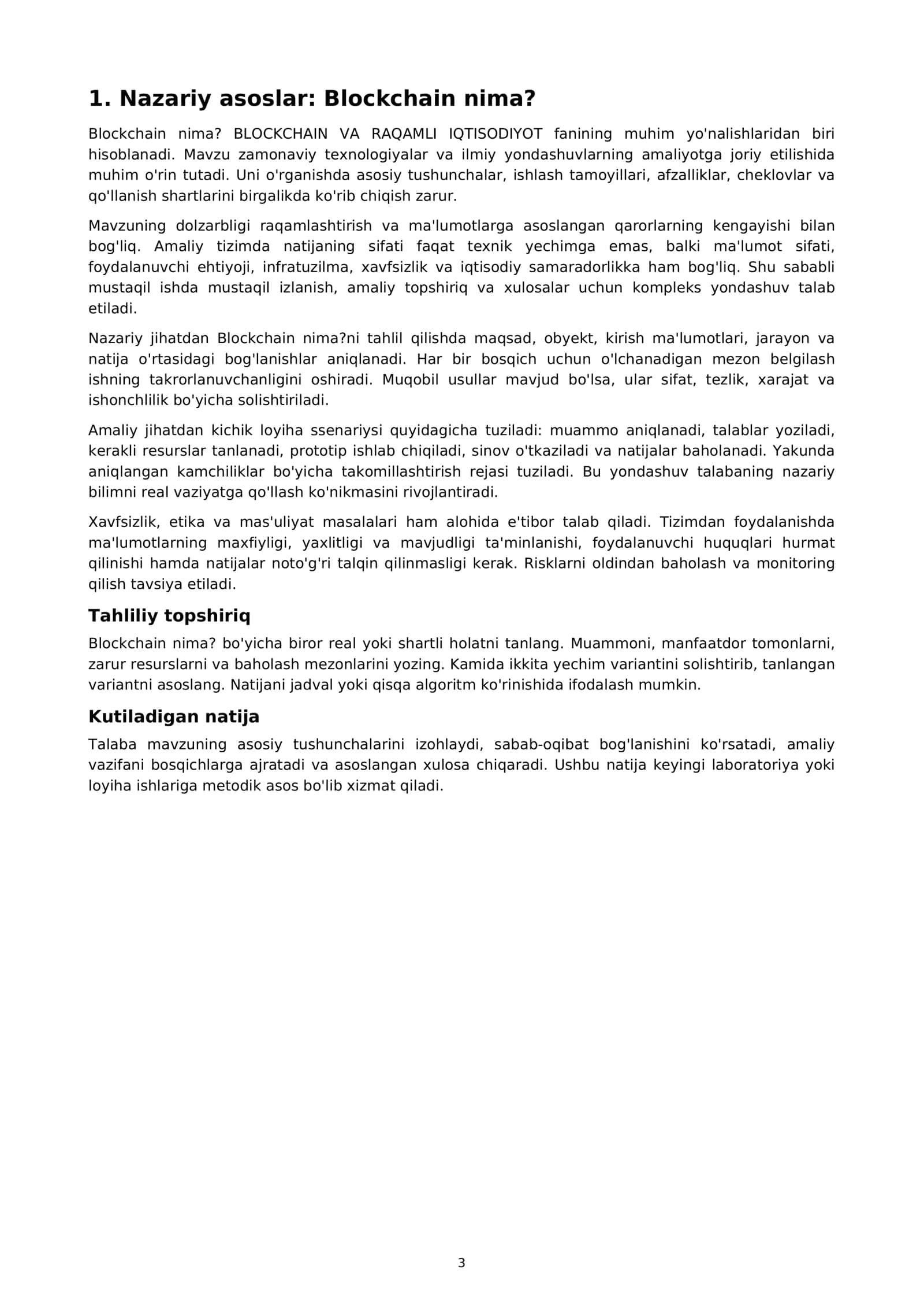 Blockchain VA RAQAMLI IQTISODIYOT 3