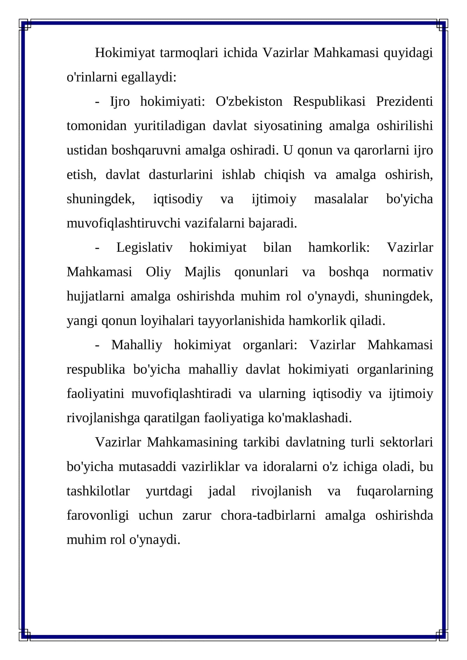 O‘zbekiston Respublikasi Vazirlar Mahkamasi 3