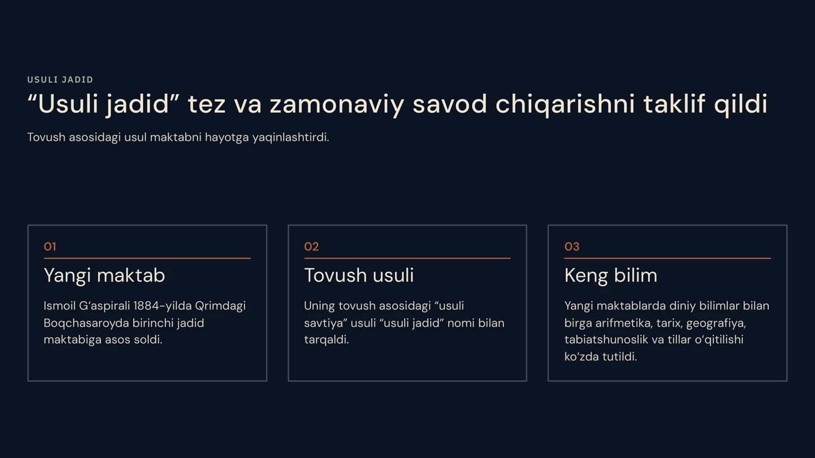 Jadidchilik mavzusi boʻyicha prezentatsiya 3