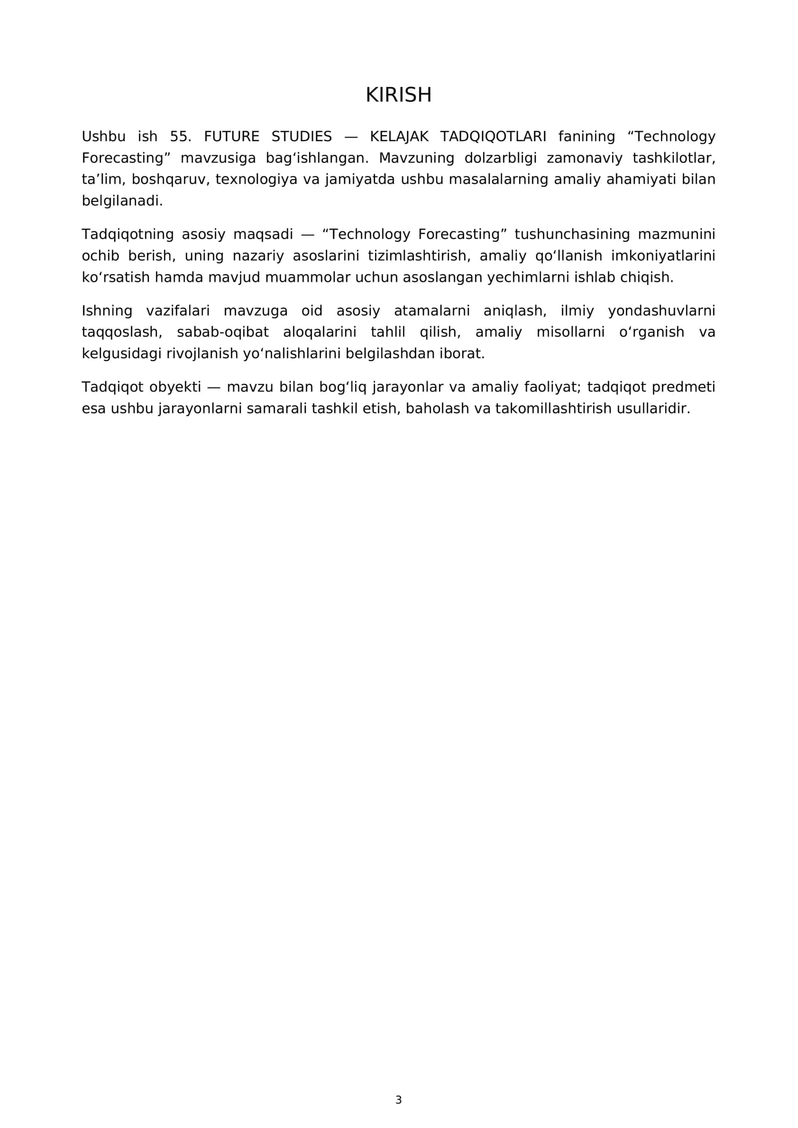 KELAJAK TADQIQOTLARI 3