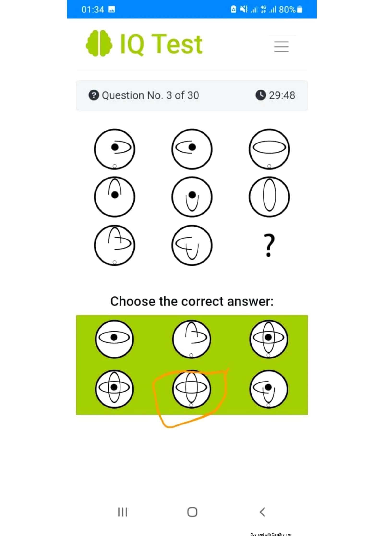 Argostdan IQ test javoblari 3