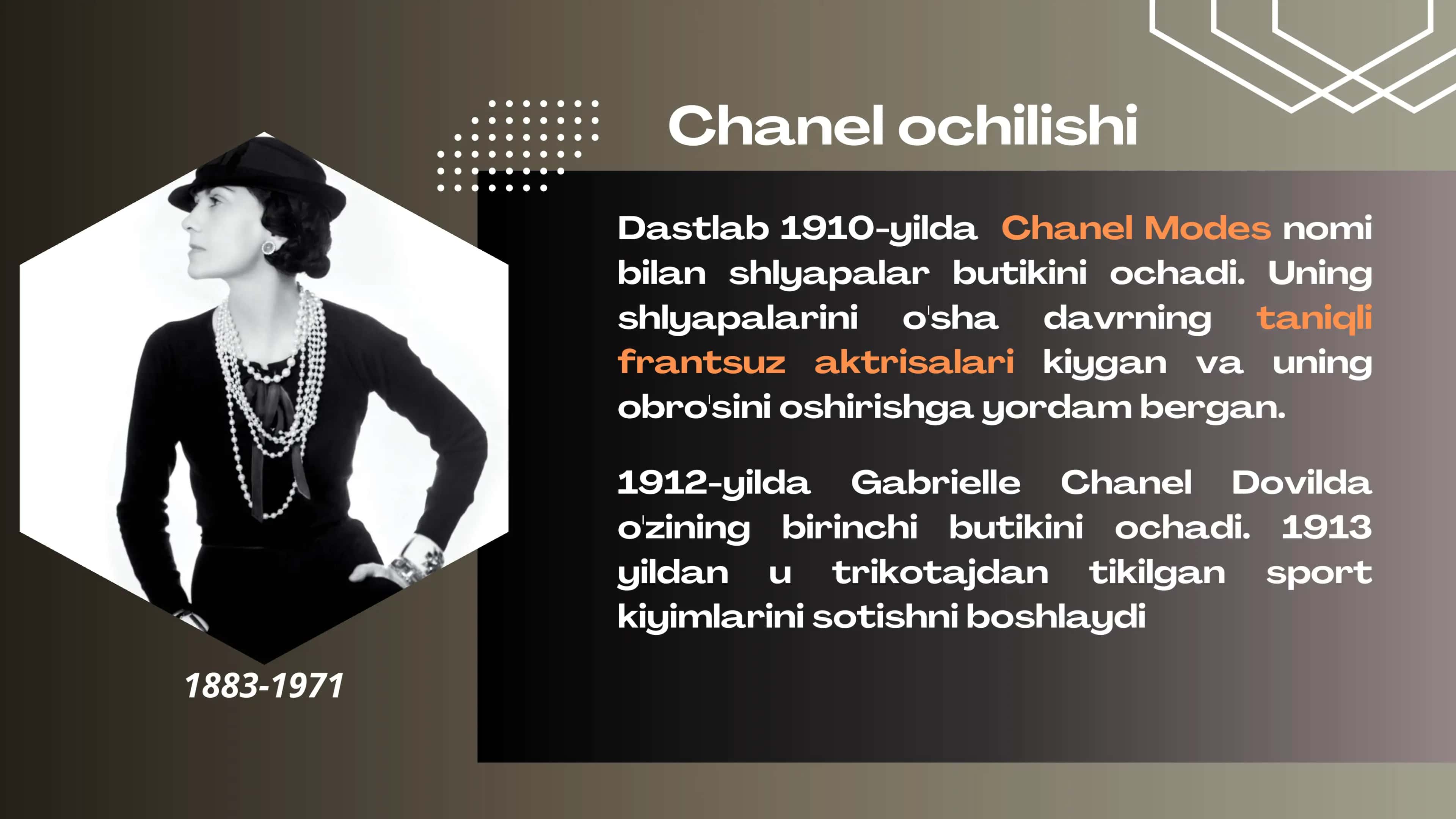 ChanelChanel xususiy korporatsiyasi 3