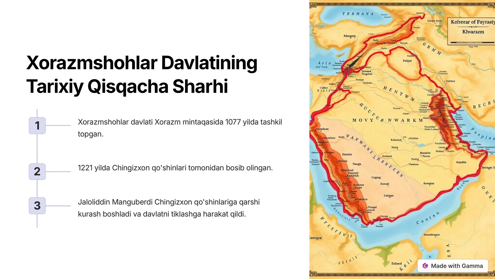 Xorazmshohlar Davlatining Tiklanishi 3