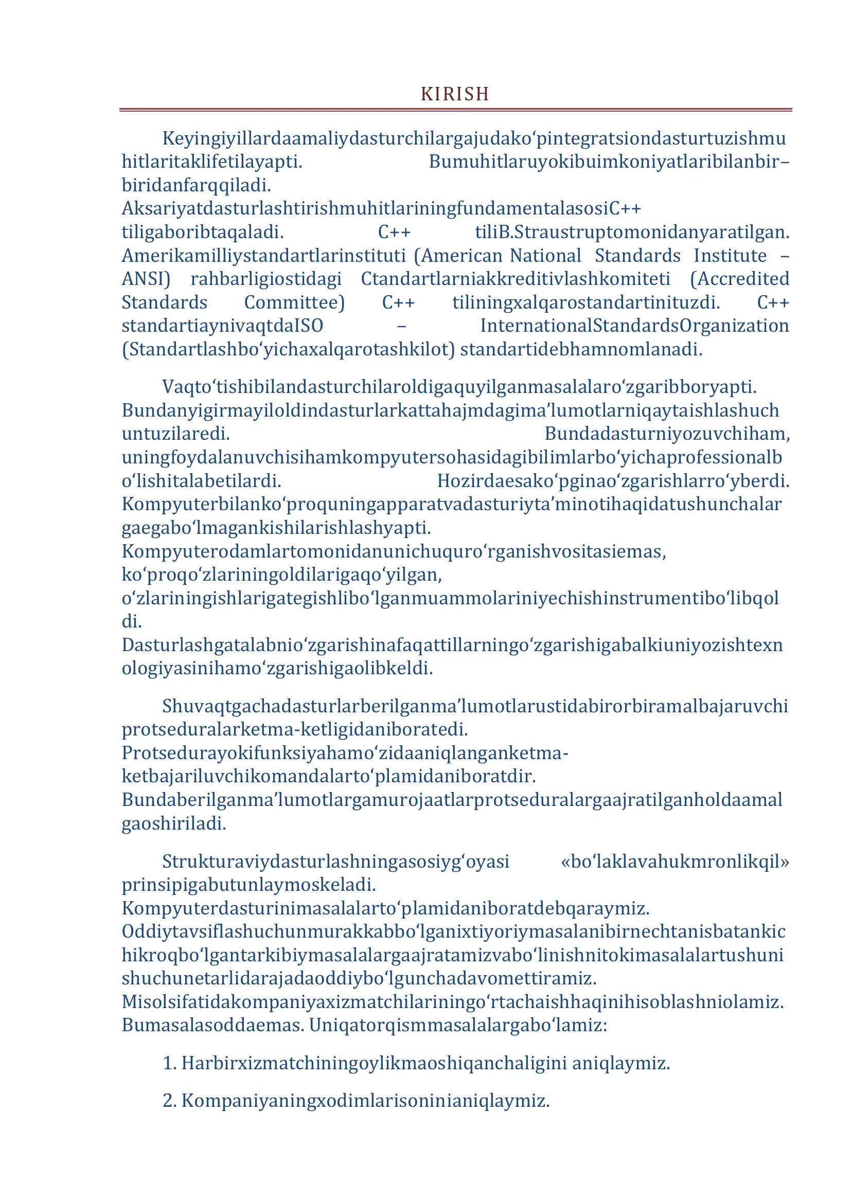 C++ da strukturalar bilan ishlash 3