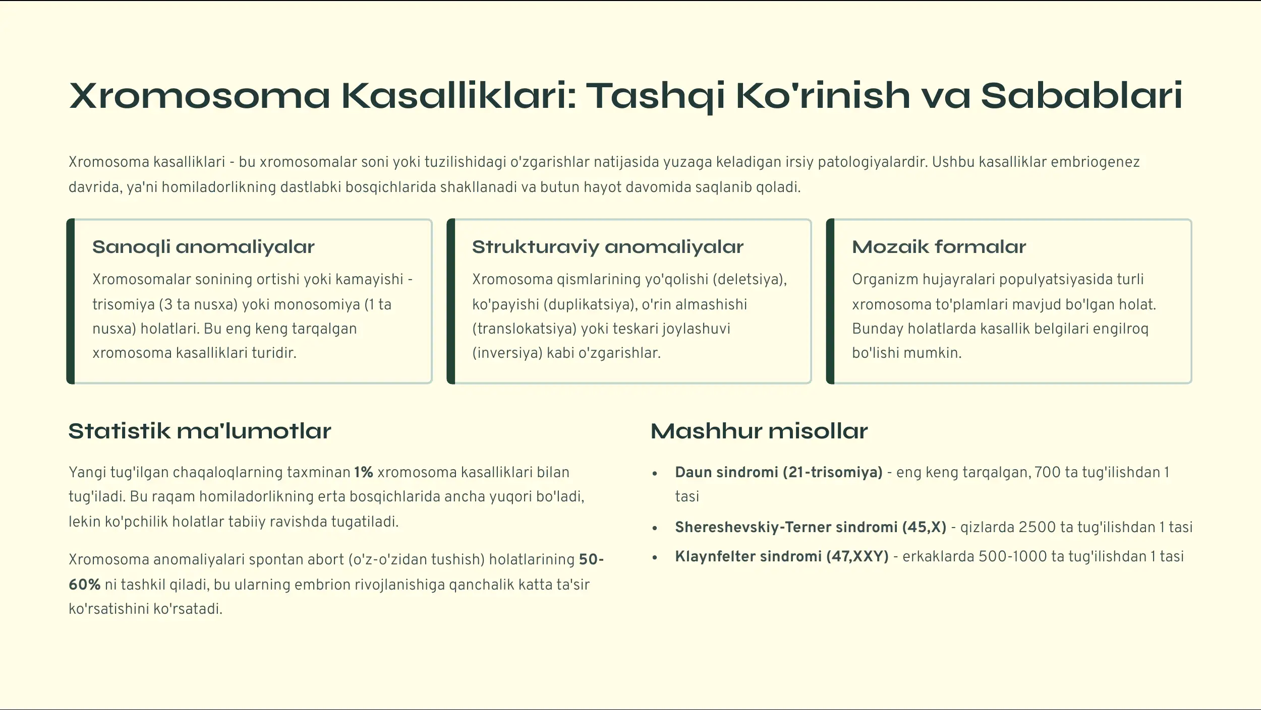 Genom va Xromosoma Nima? 3