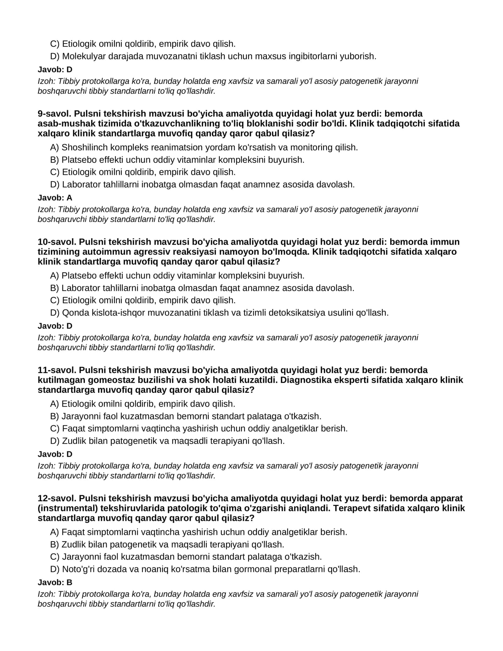 PULSNI TEKSHIRISH - 2-QISM 3