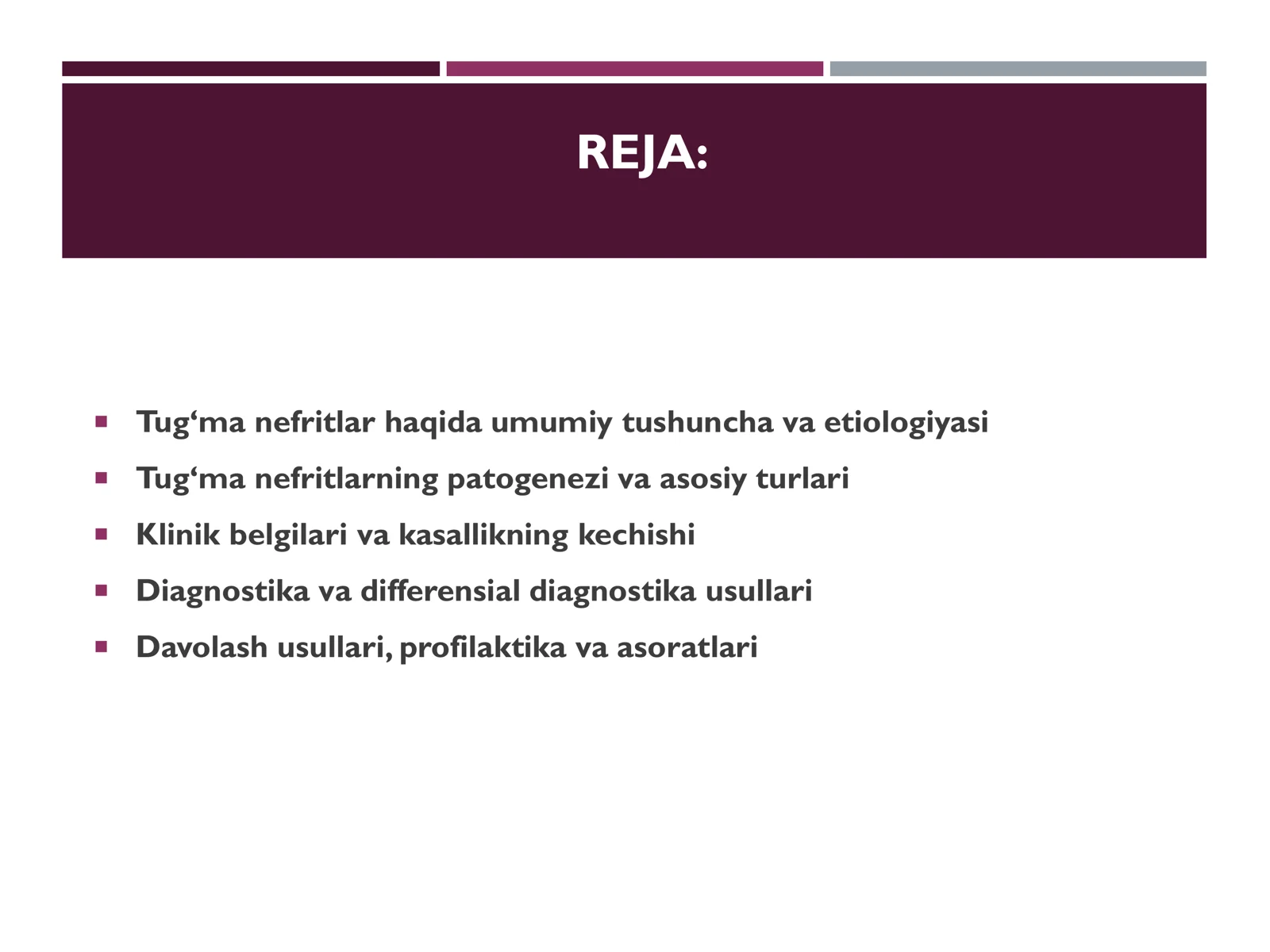 Tug‘ma nefritlar 3