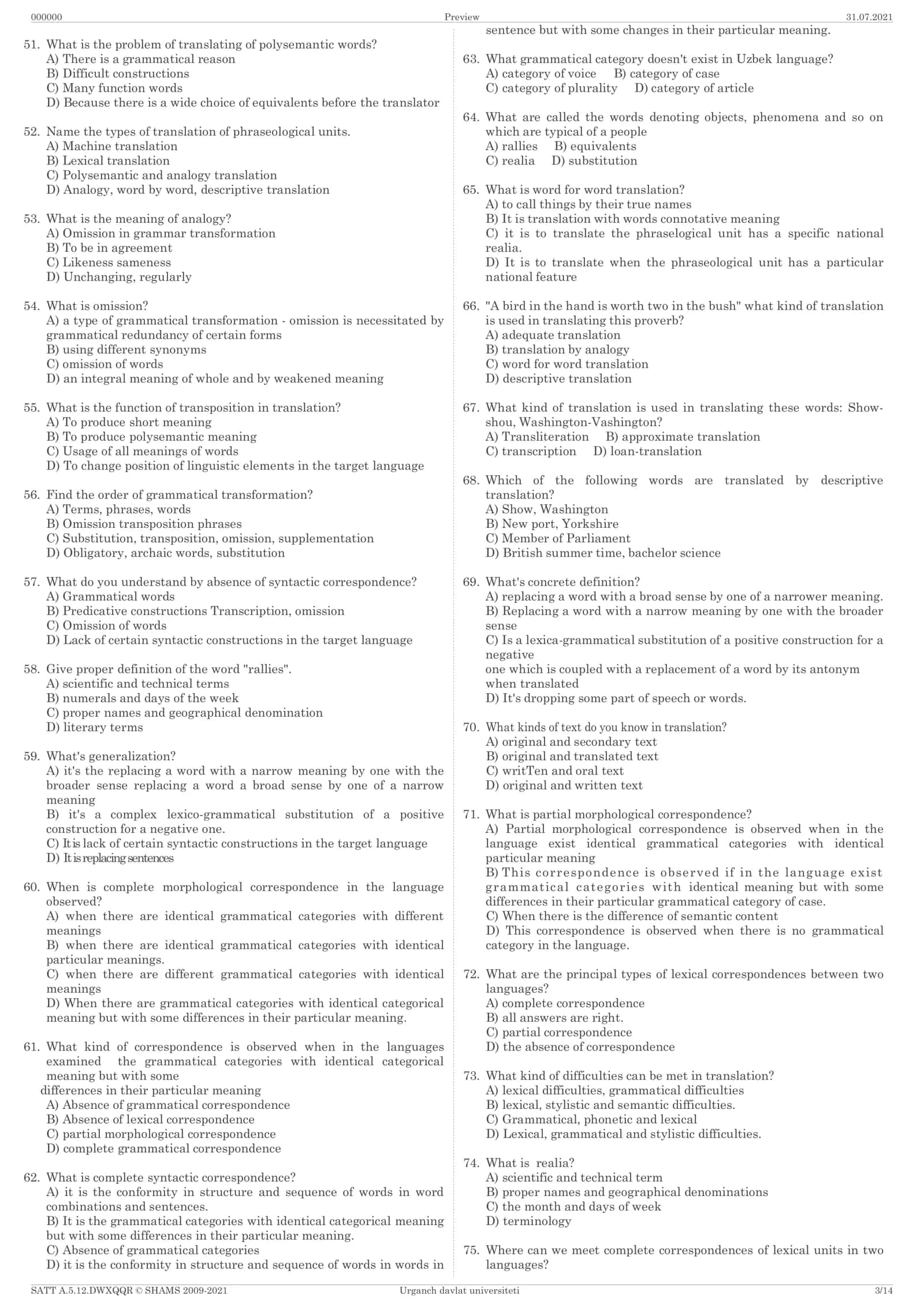 Loan translation 3