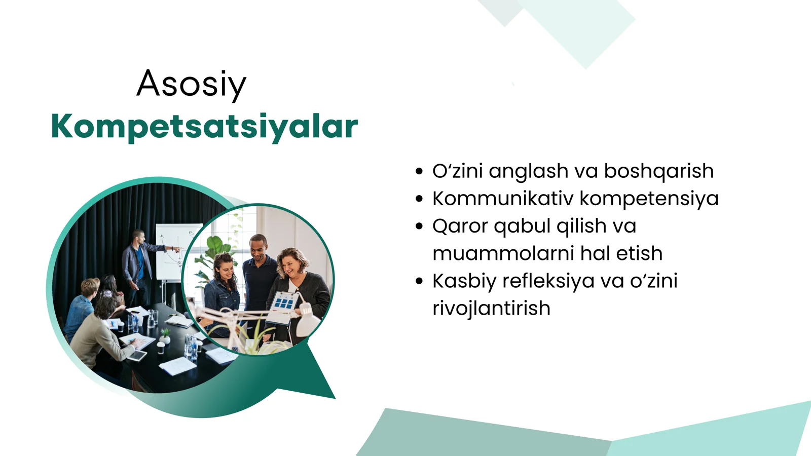 Maktab o‘qituvchisini kasbiy ehtiyojga mos shaxsiy kompetensiyalarni rivojlantirish 3