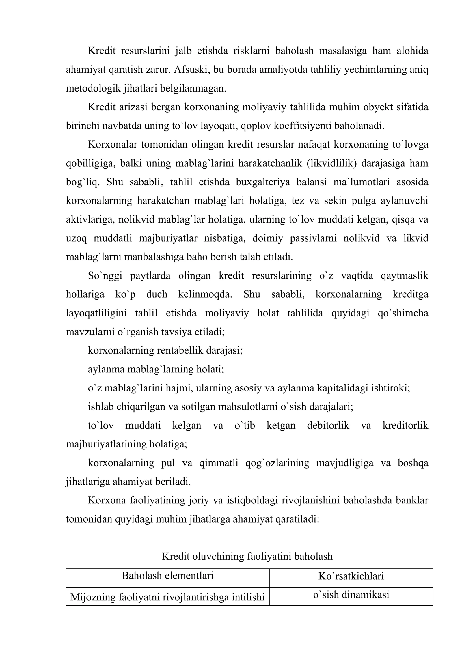 Kreditga layoqatlilik tahlili 3