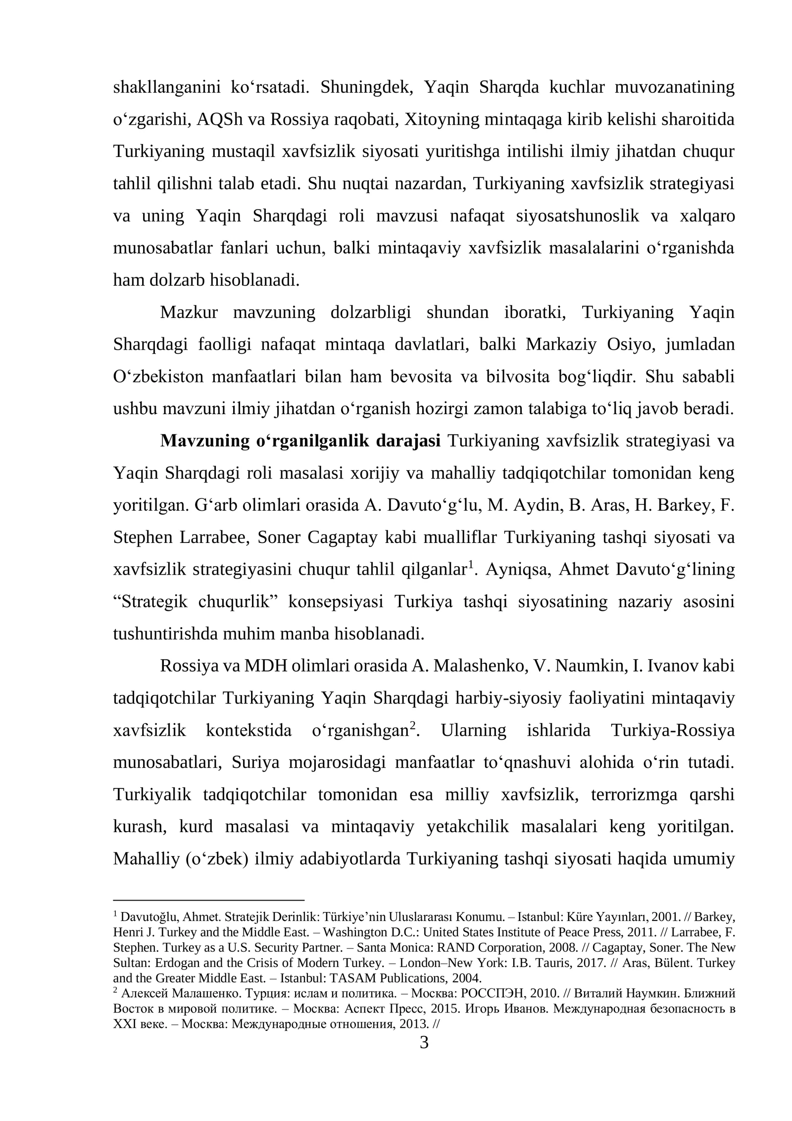 Turkiya xavfsizligi va yaqin sharq 3