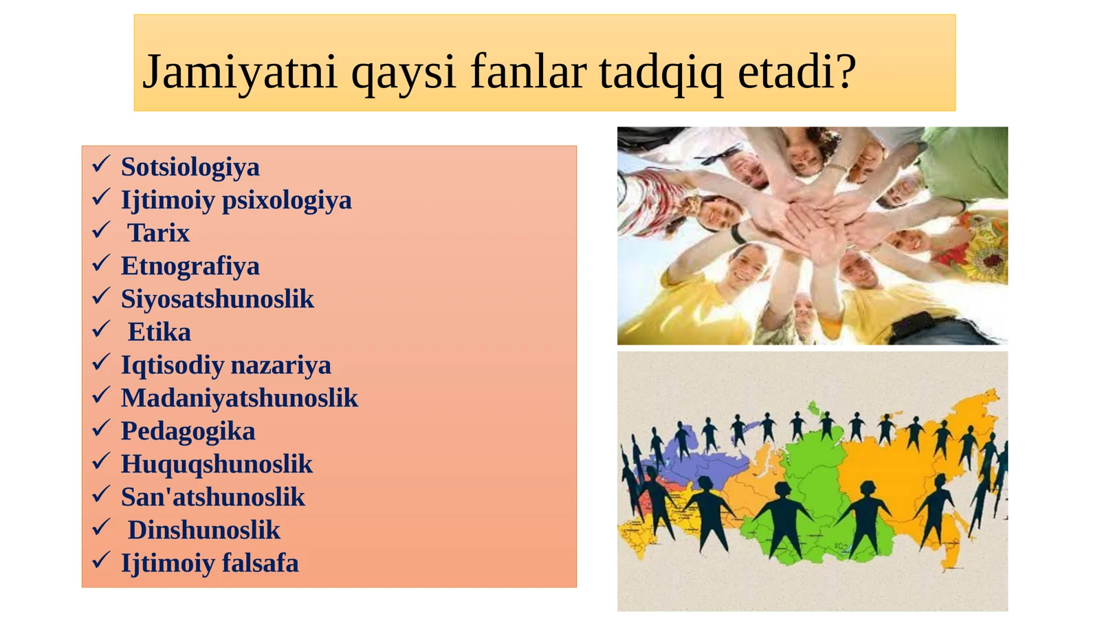 Jamiyat falsafasi. Tarix falsafasi, sivilizatsiya va madaniyat. Inson falsafasi (Falsafiy antropologiya) 3
