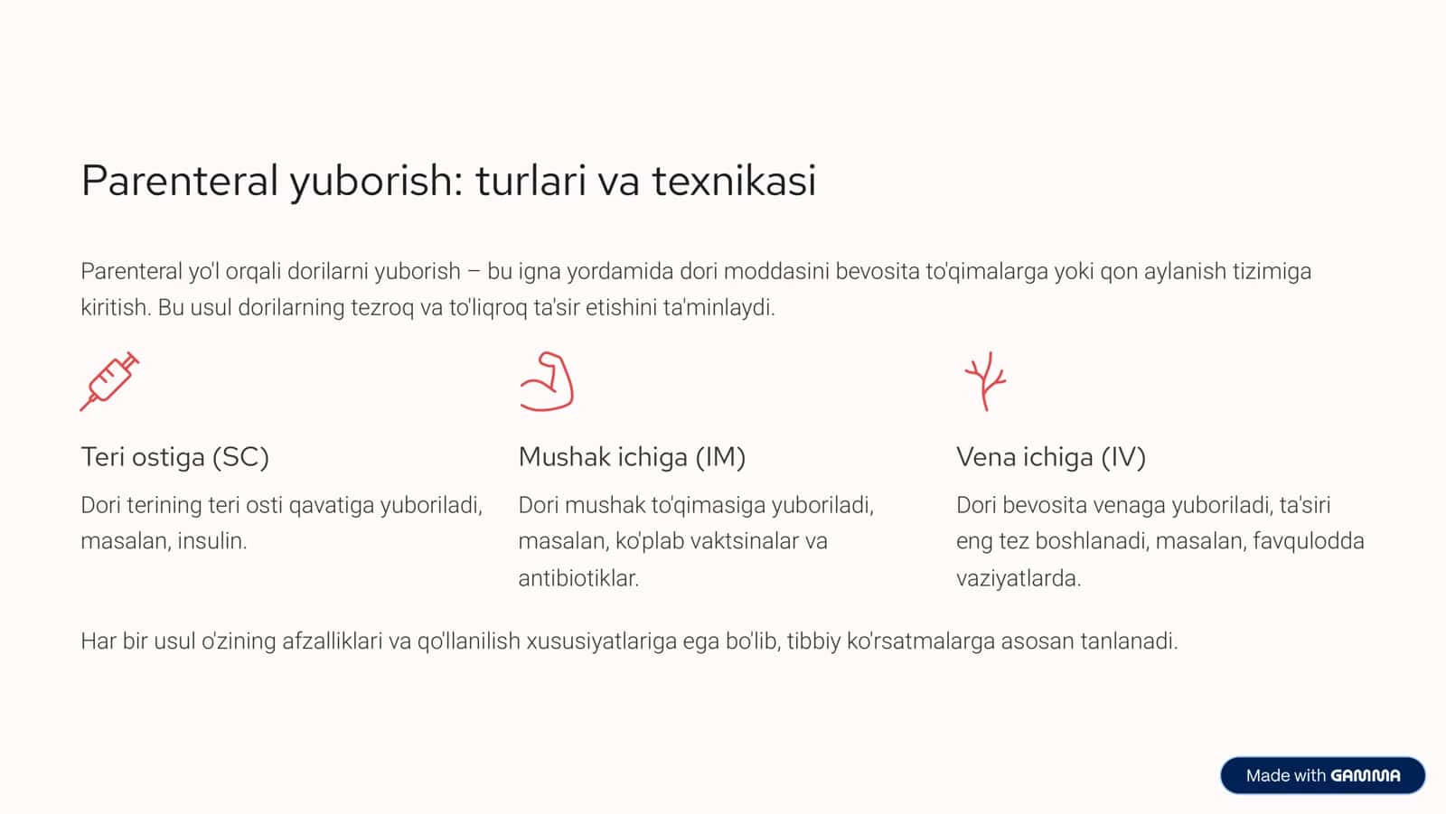 Dorilarni organizmga yuborish yo'llari va asoratlari 3