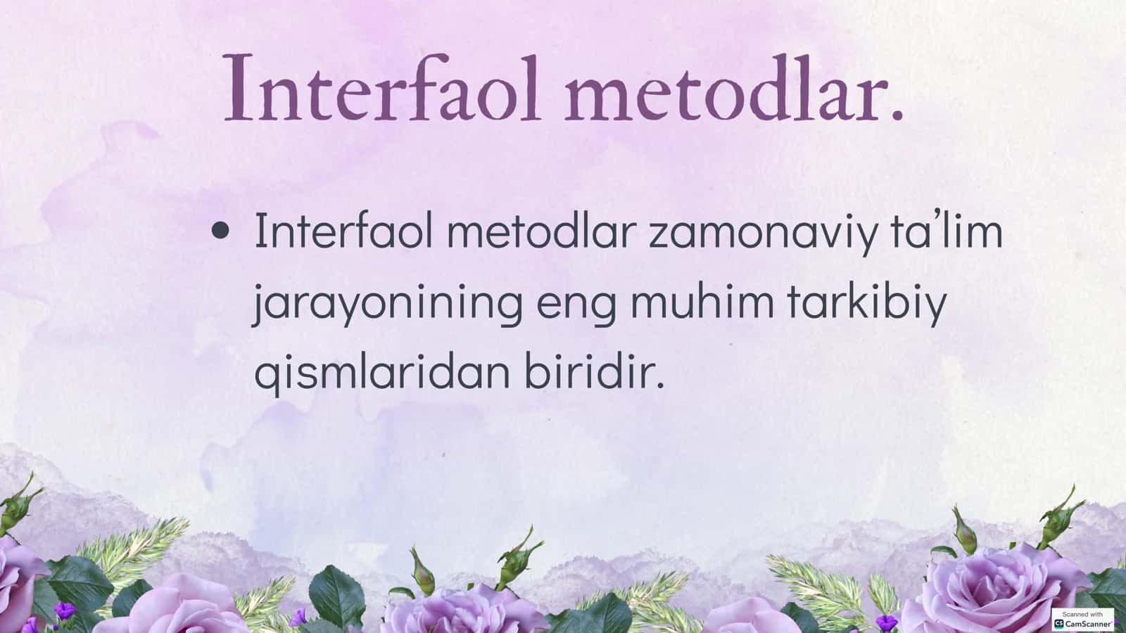 O‘qitishda interfaol metodlar 3