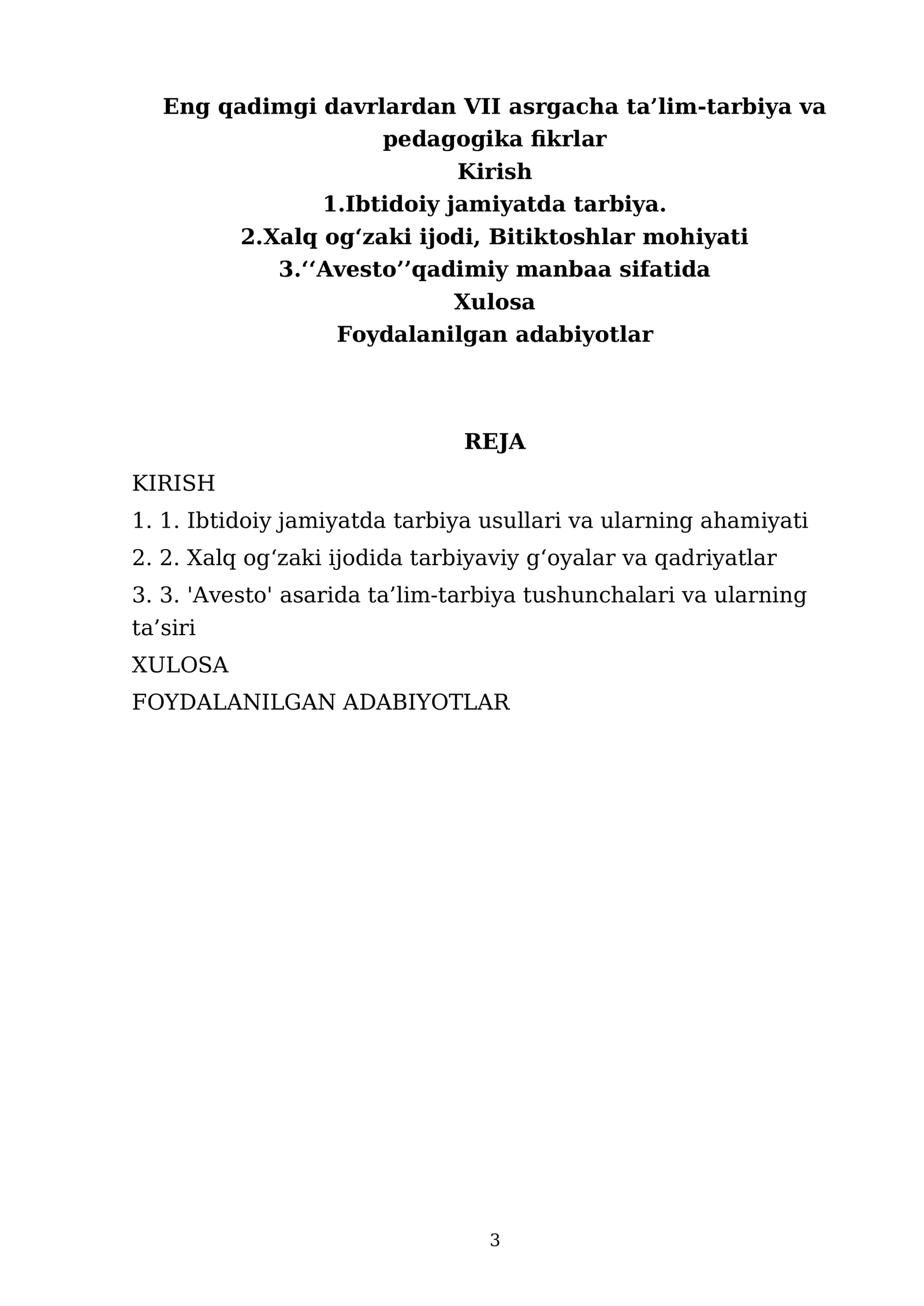 Eng qadimgi davrlardan VII asrgacha ta’lim-tarbiya va pedagogika fikrlar 3