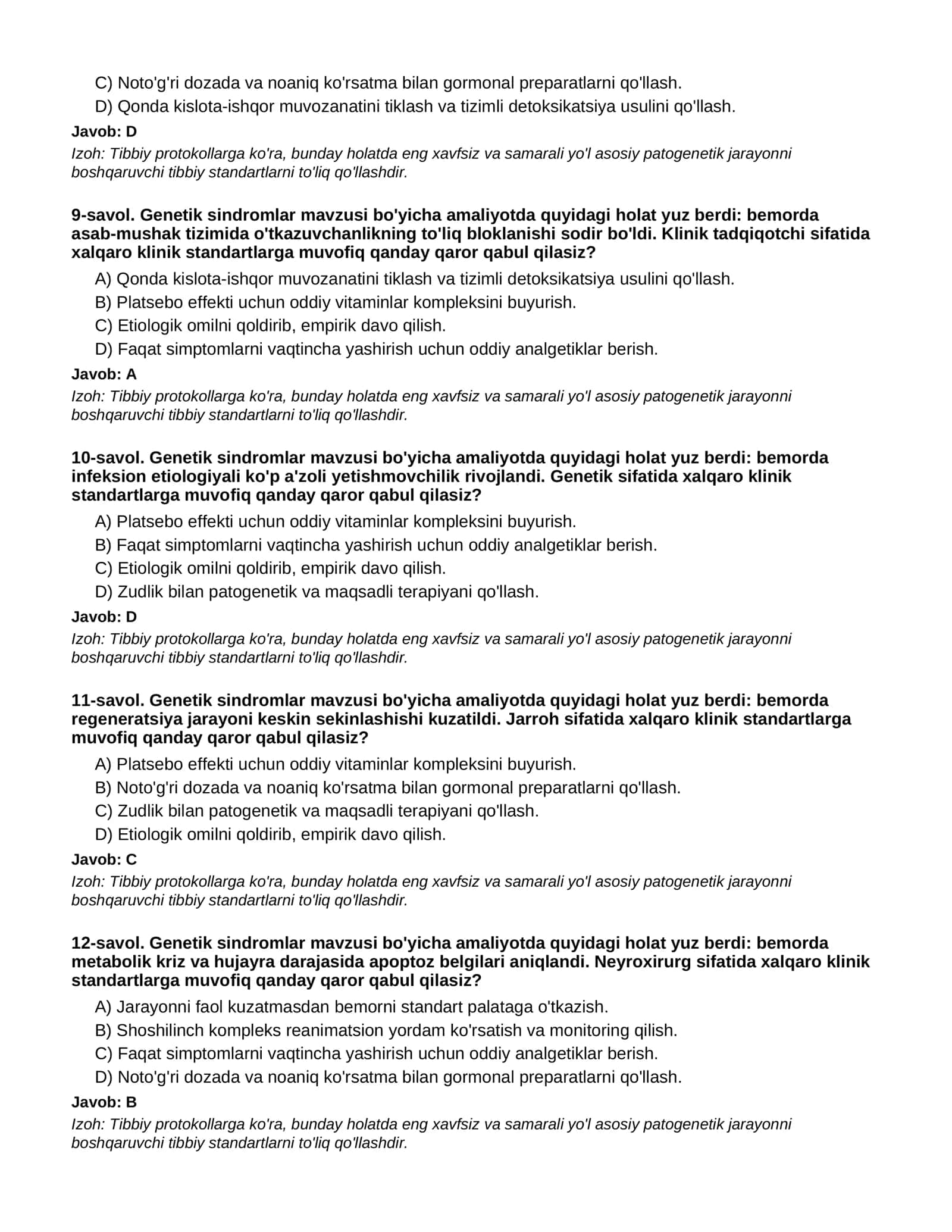 GENETIK SINDROMLAR - 2-QISM 3