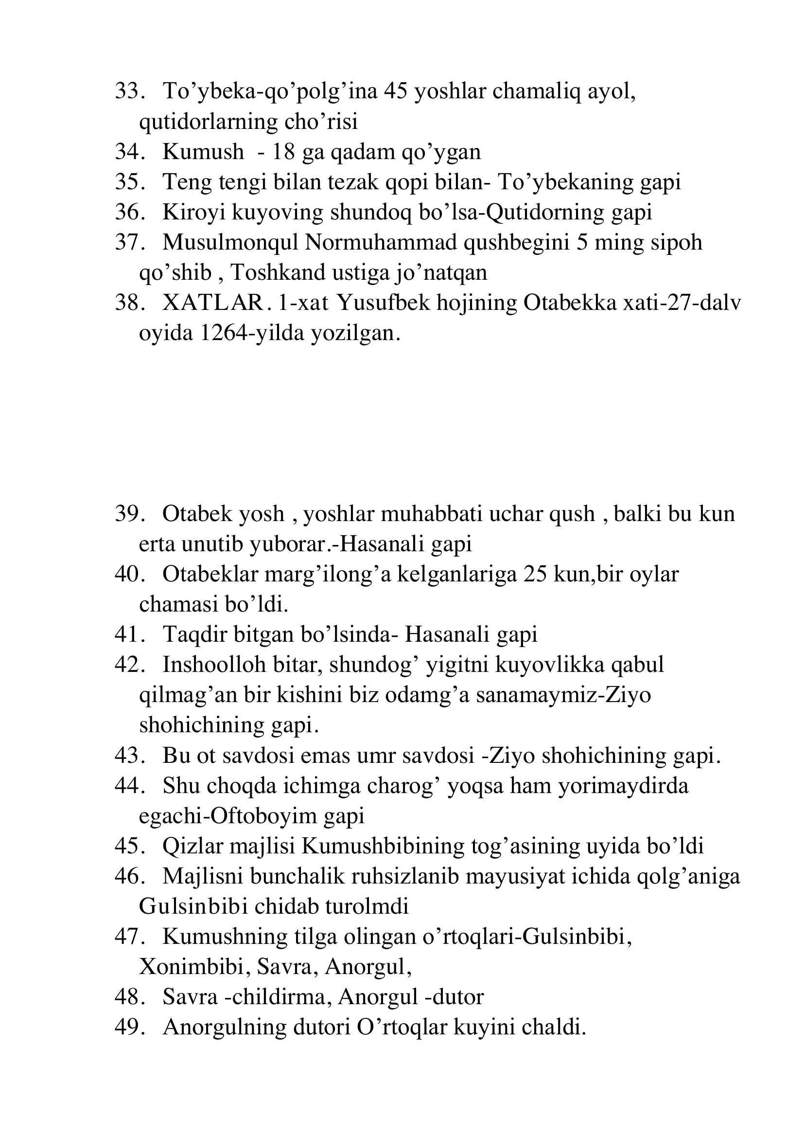O'tkan kunlar kerakli ma'lumotlar 3