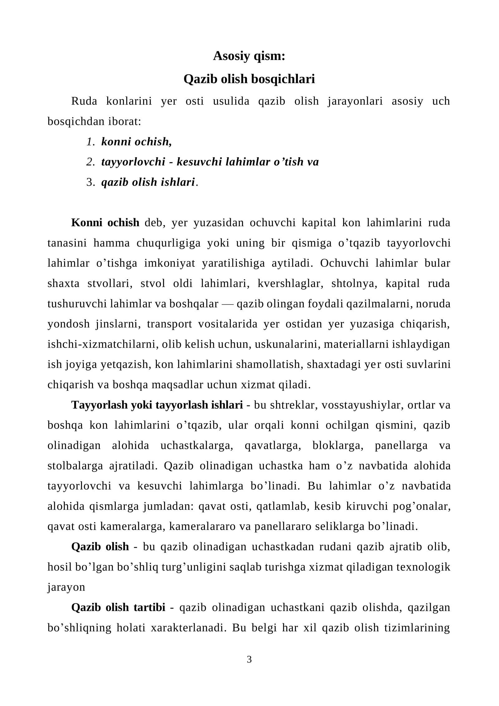 O'zbekiston hududidagi foydali qazilma konlari(yer osti konchilik korxonalari) 3