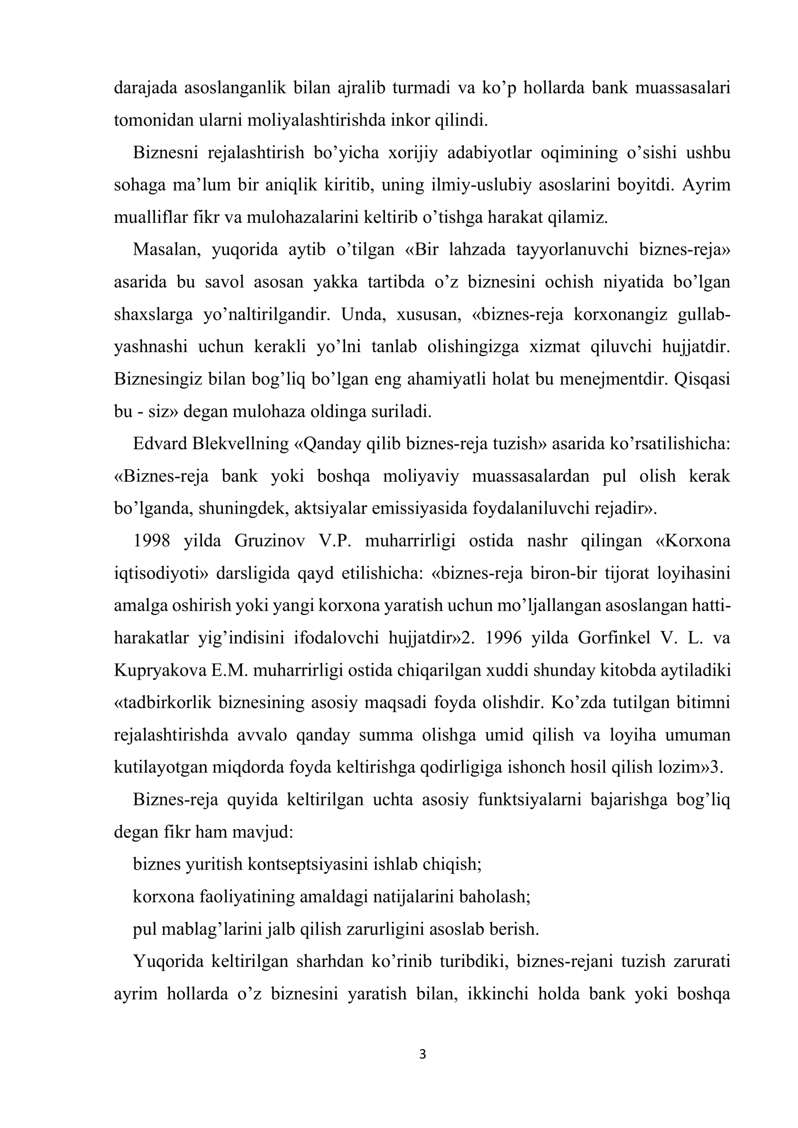 Korxona boshqaruvida biznes-reja ahamiyati 3
