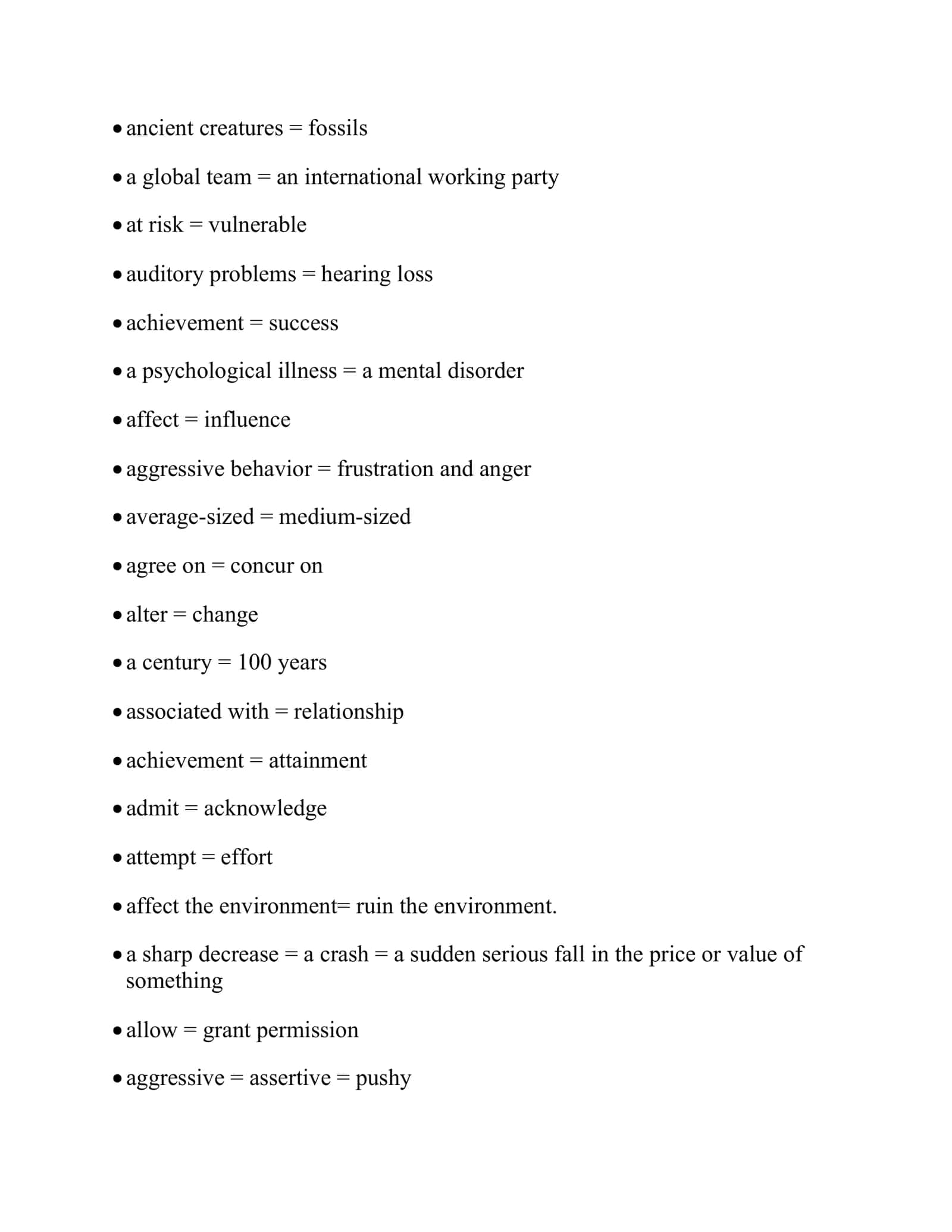 LIST OF WORDS AND PHRASES IN IELTS READING 3